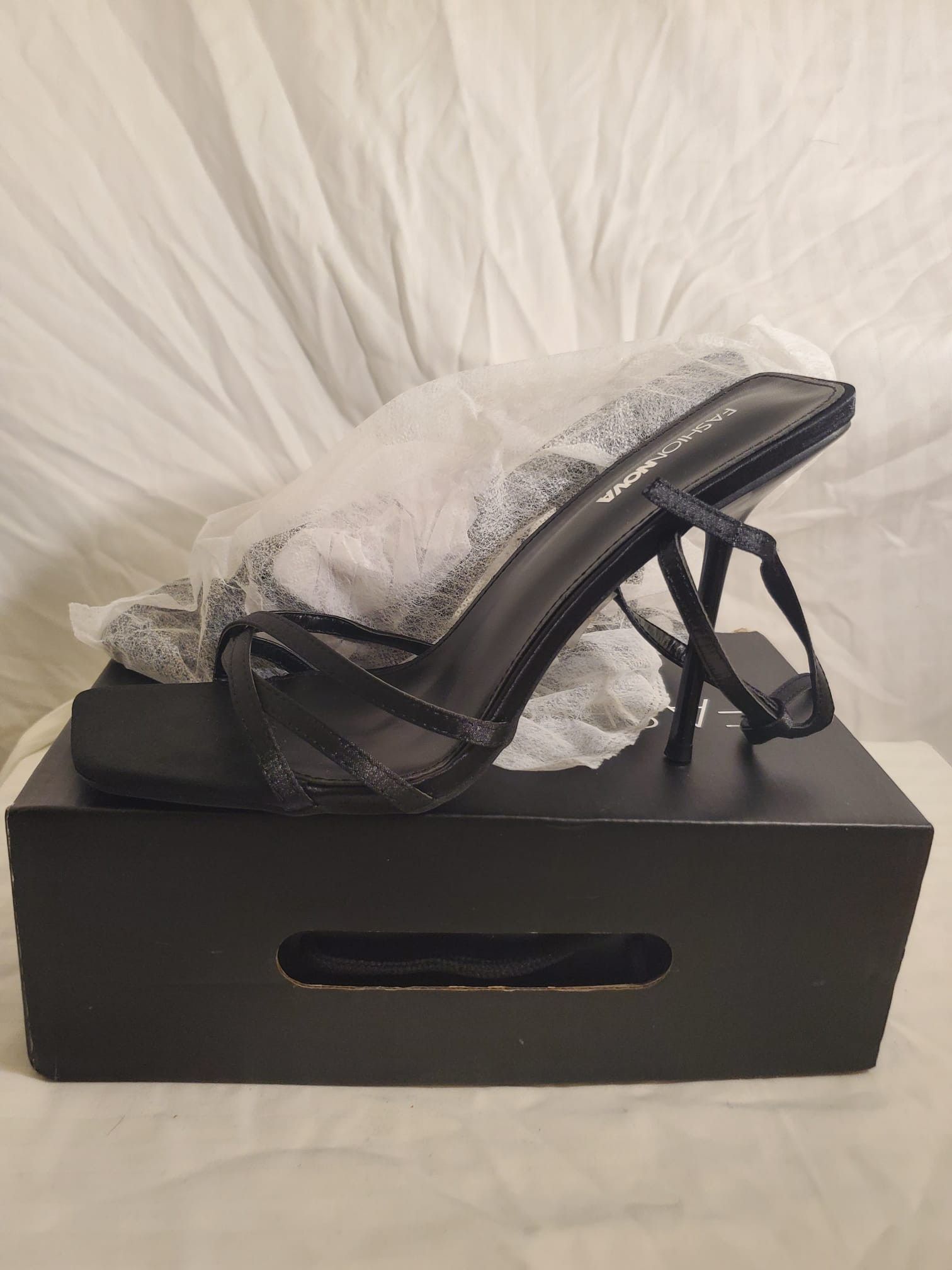 Fashion Nova FASHION NOVA BLACK HEELS Size US 11 / IT 41 - 1 Thumbnail