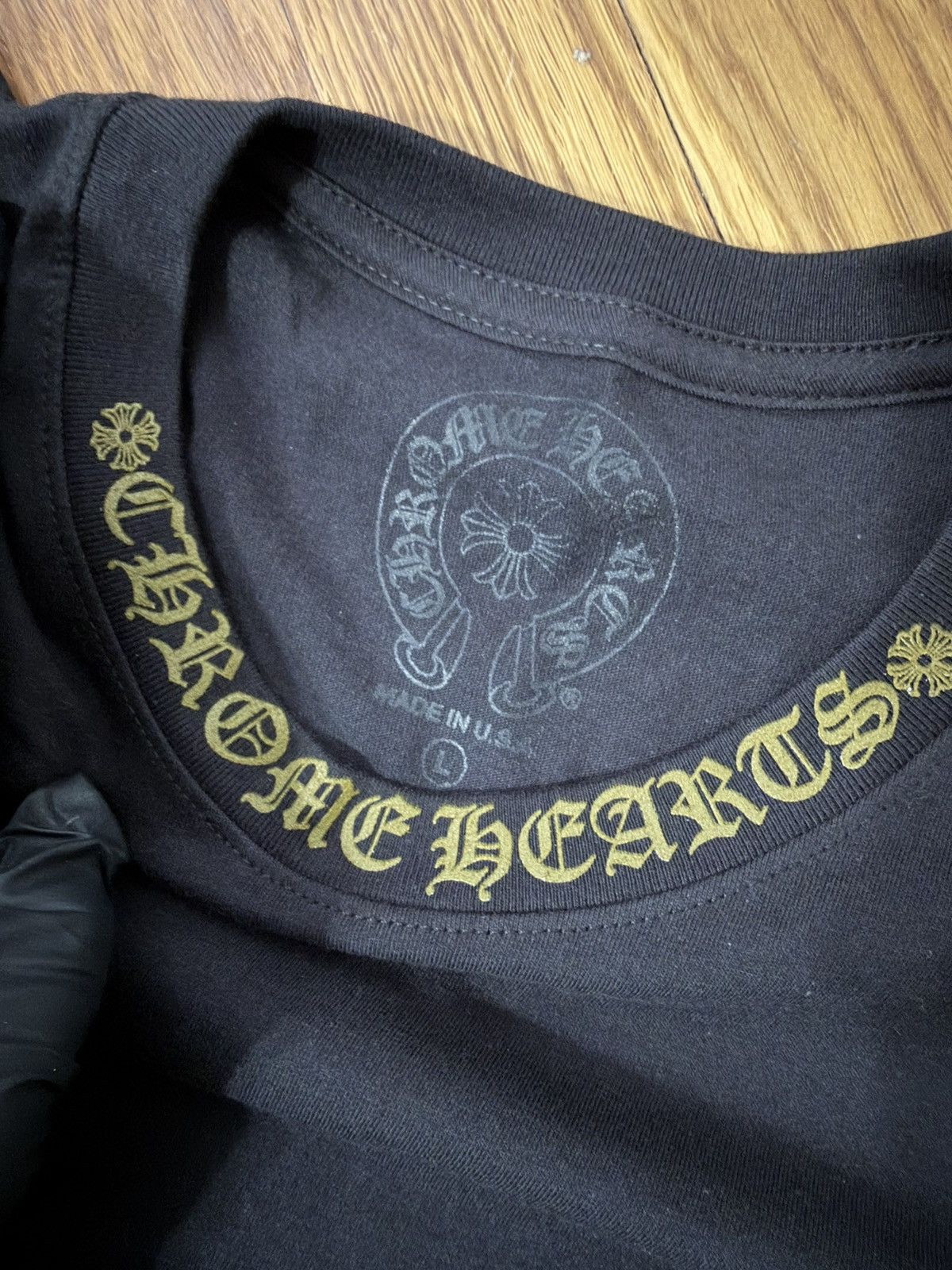 Chrome Hearts Chrome Hearts ‘Army Green’ Script Pocket Tee Size US L / EU 52-54 / 3 - 2 Thumbnail
