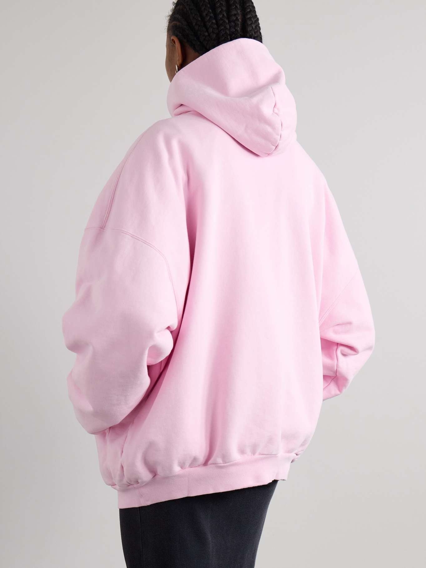 Balenciaga o1tr1nto0226 Beverly Hills Hoodie Oversized in Pink Size S / US 4 / IT 40 - 4 Thumbnail