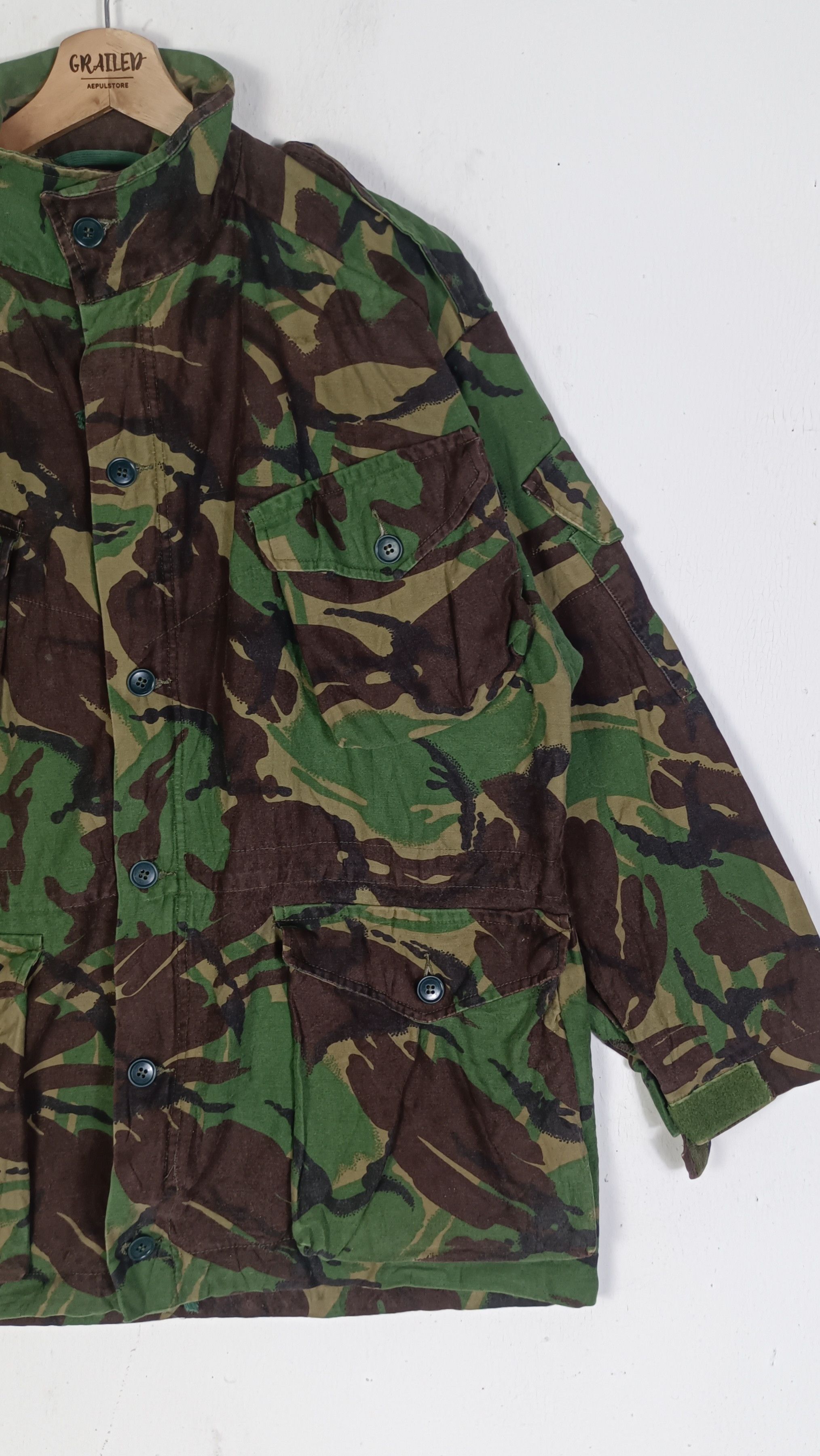 Other Vintage 60s 1968🔥 British Smock Combat DPM Jacket Size US L / EU 52-54 / 3 - 5 Thumbnail