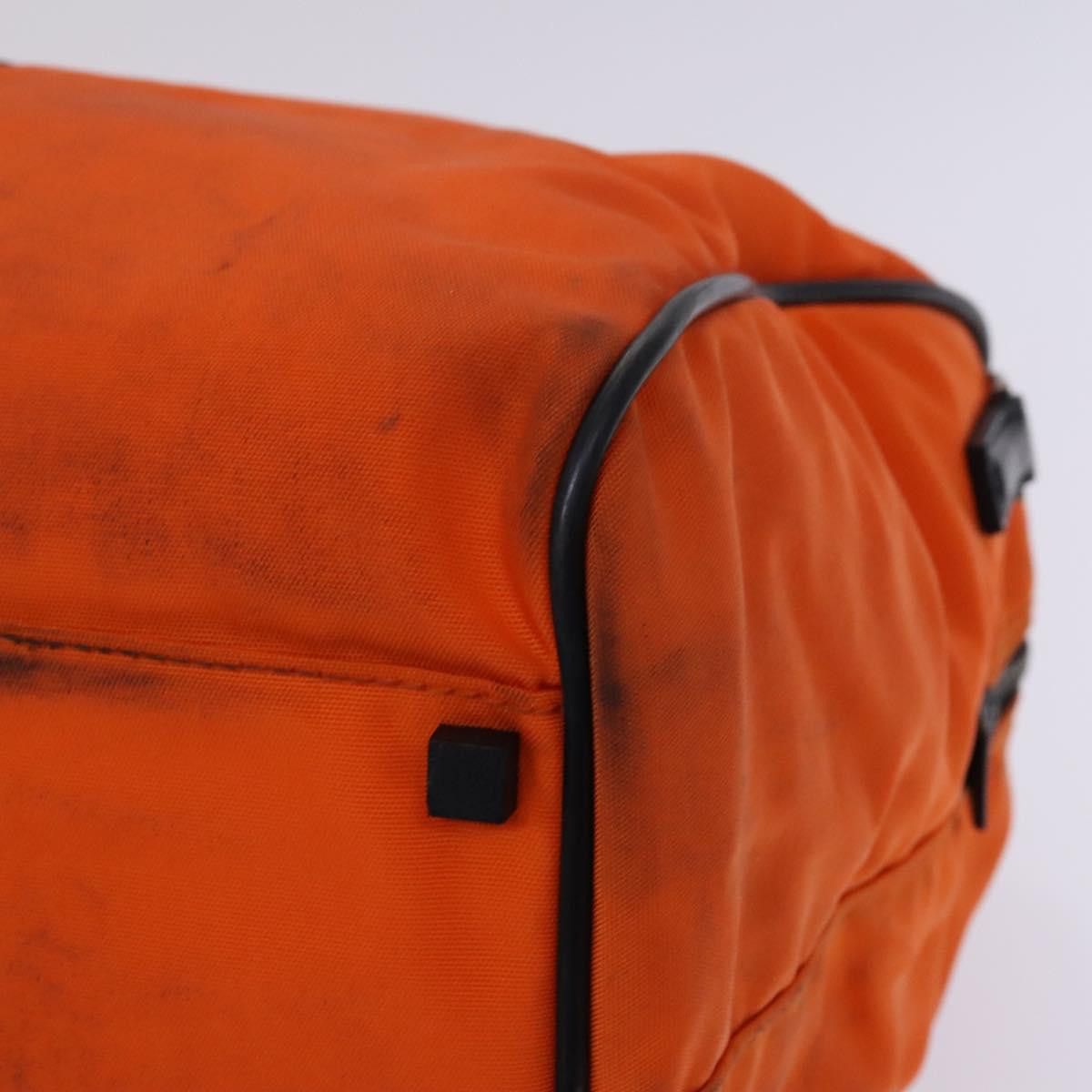 Gucci GUCCI Boston Bag Nylon Orange Black Size ONE SIZE - 12 Thumbnail