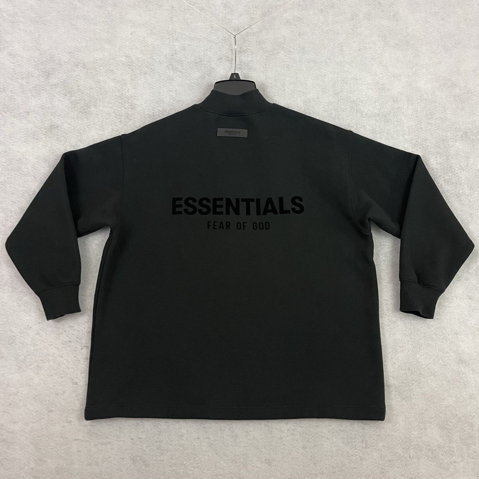Fear of God Fear of God Essentials Sweatshirt Mens XXS Black Limo Size US XXS / EU 40 - 9 Thumbnail