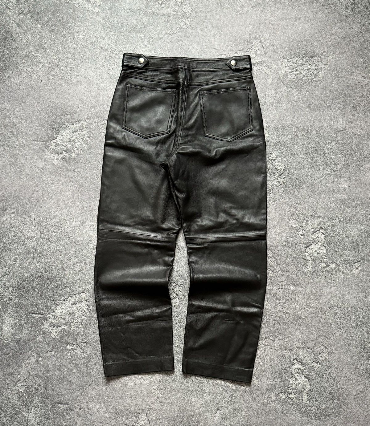 Designer × Max Mara × Weekend Max Mara Weekend Max Mara USA6/FB38/GB8 leather pant trouser chino Size 28" / US 6 / IT 42 - 14 Thumbnail