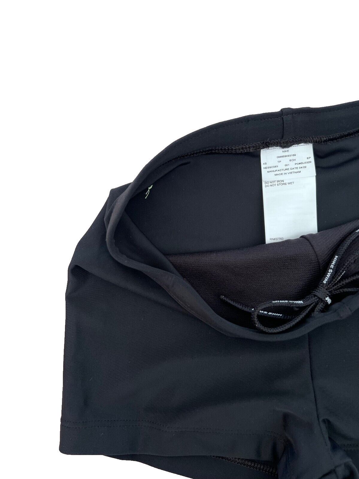 Nike Nike Reflect Logo NESSC583 Square Swim Briefs Black ( XS ) Size US 26 / EU 42 - 3 Thumbnail