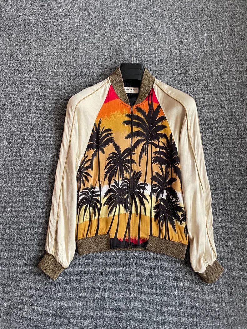 Saint Laurent Paris Saint Laurent Palm Tree Print Jacket Size US M / EU 48-50 / 2 - 1 Thumbnail