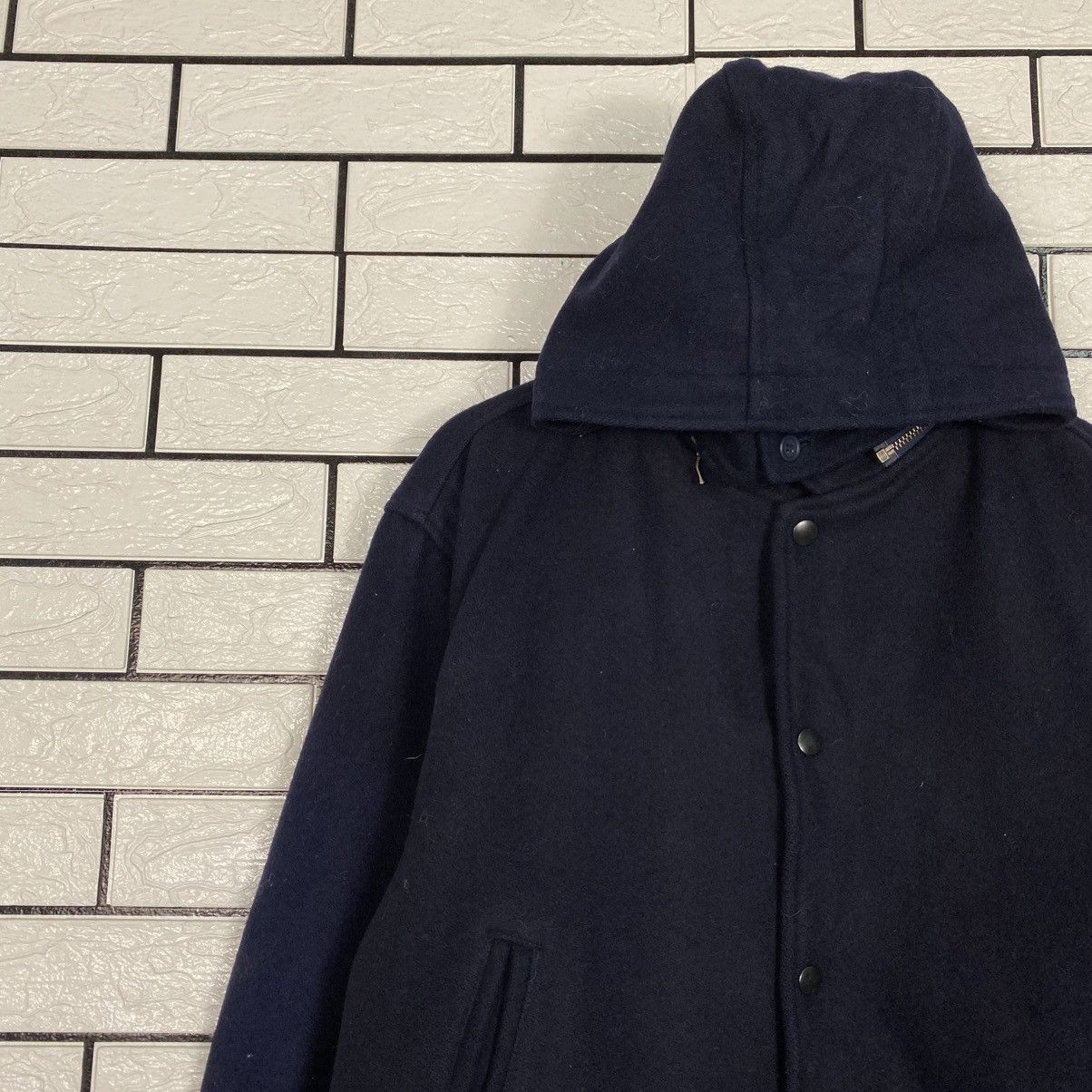 Japanese Brand 🔥VINTAGE WOOL BOMBER JACKET MEN’S FLANDRE ISSEY MIYAKE Size US M / EU 48-50 / 2 - 8 Thumbnail