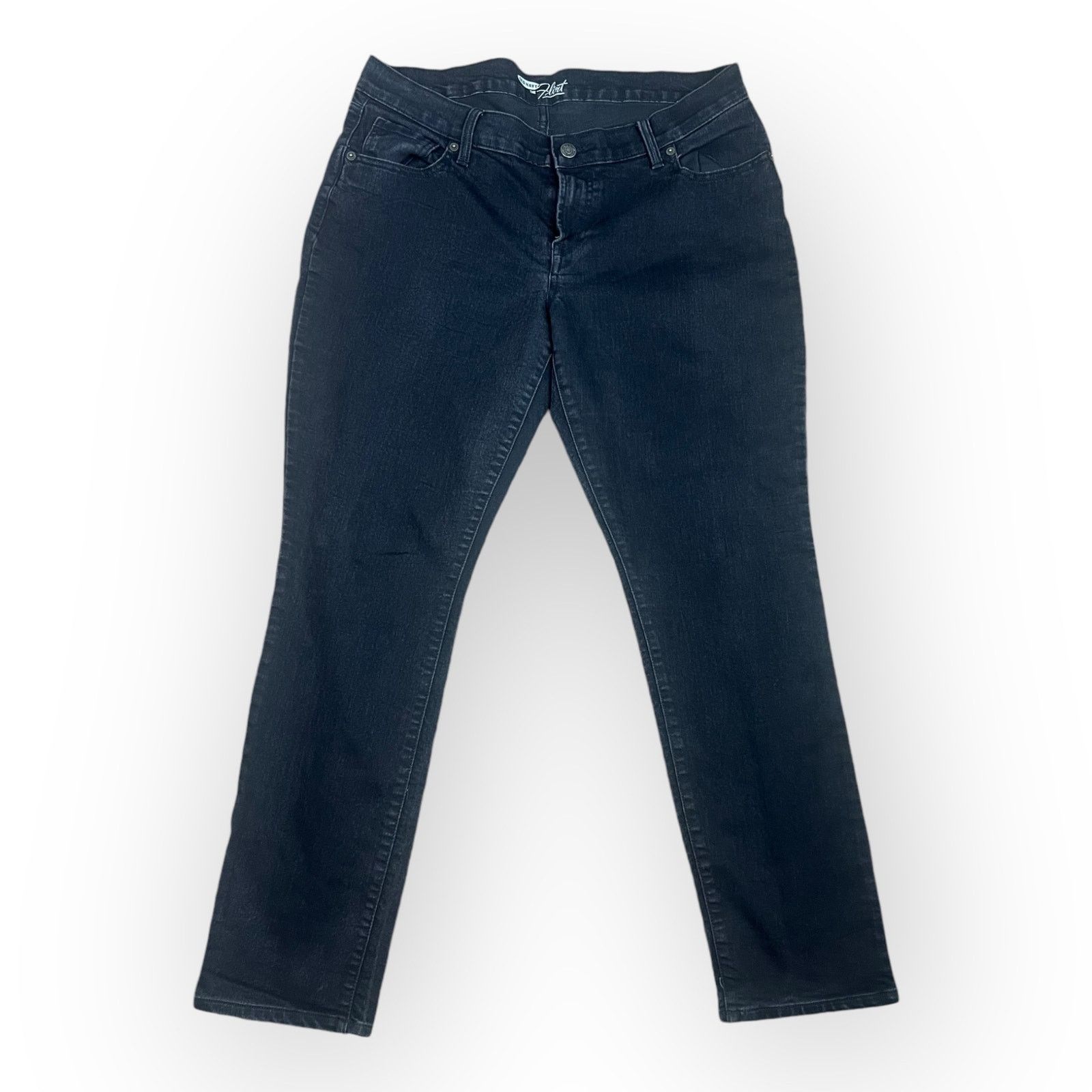 Old Navy Old Navy The Flirt Skinny Jeans Charcoal Wash Black Size 34" / US 12 / IT 48 - 5 Thumbnail
