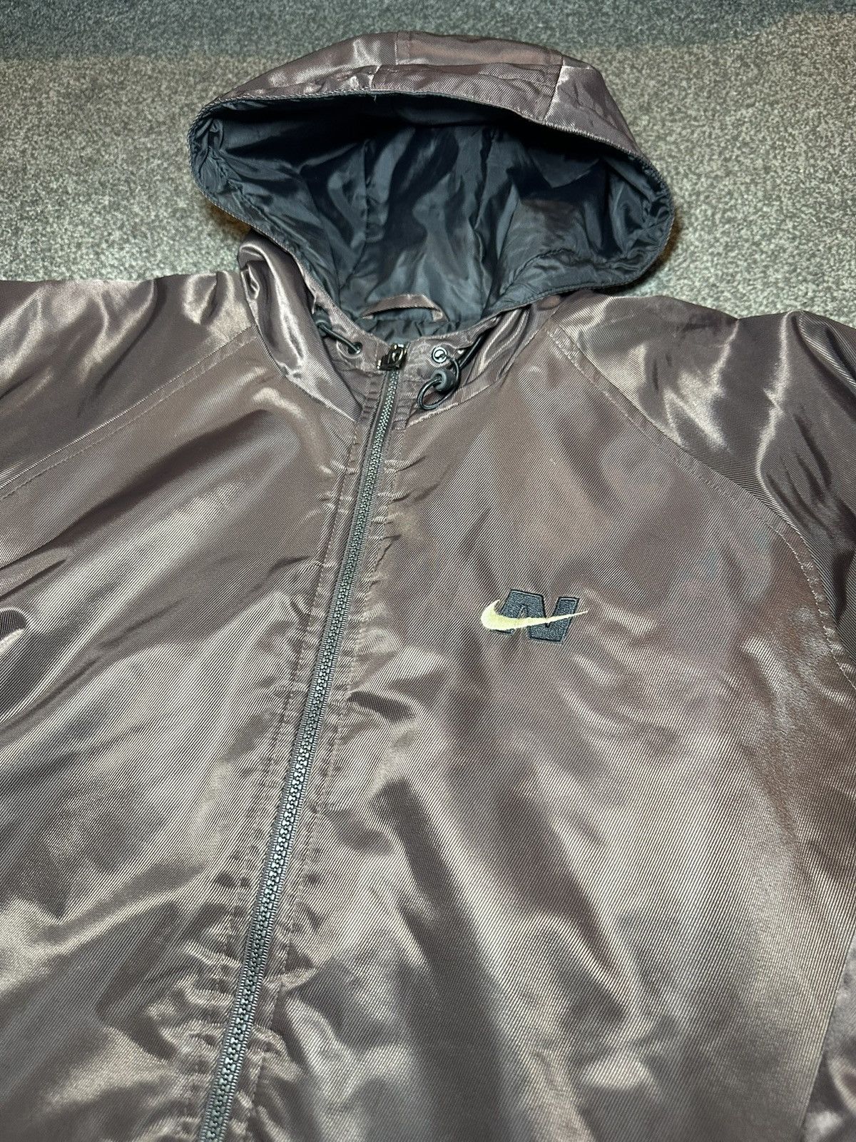 Nike Vintage 90s Nike White Label Hooded Parka Jacket Size US M / EU 48-50 / 2 - 4 Thumbnail