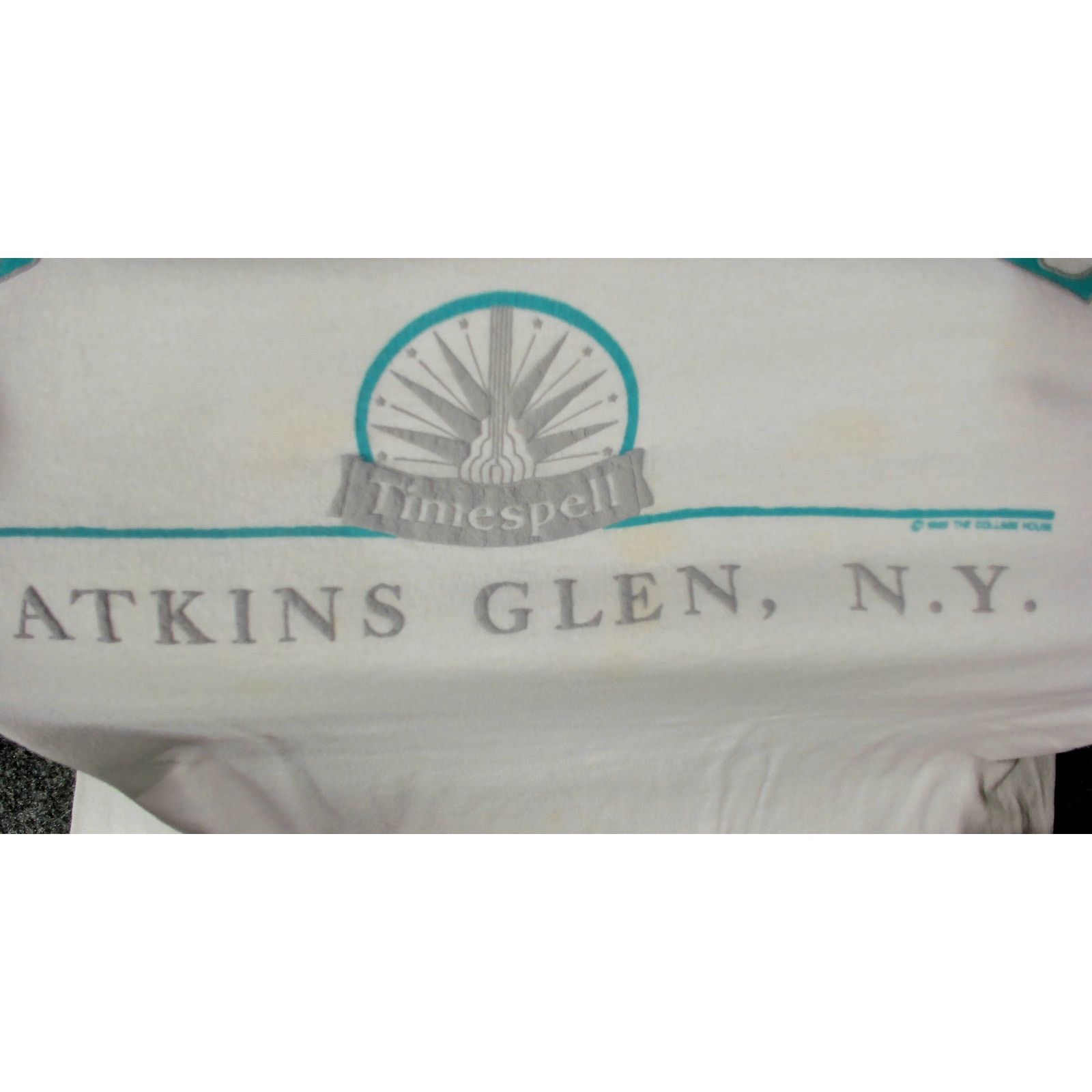 Vintage Screen Stars VTG 1988 Timespell Watkins Glen Laser Show Tee Size US M / EU 48-50 / 2 - 11 Thumbnail