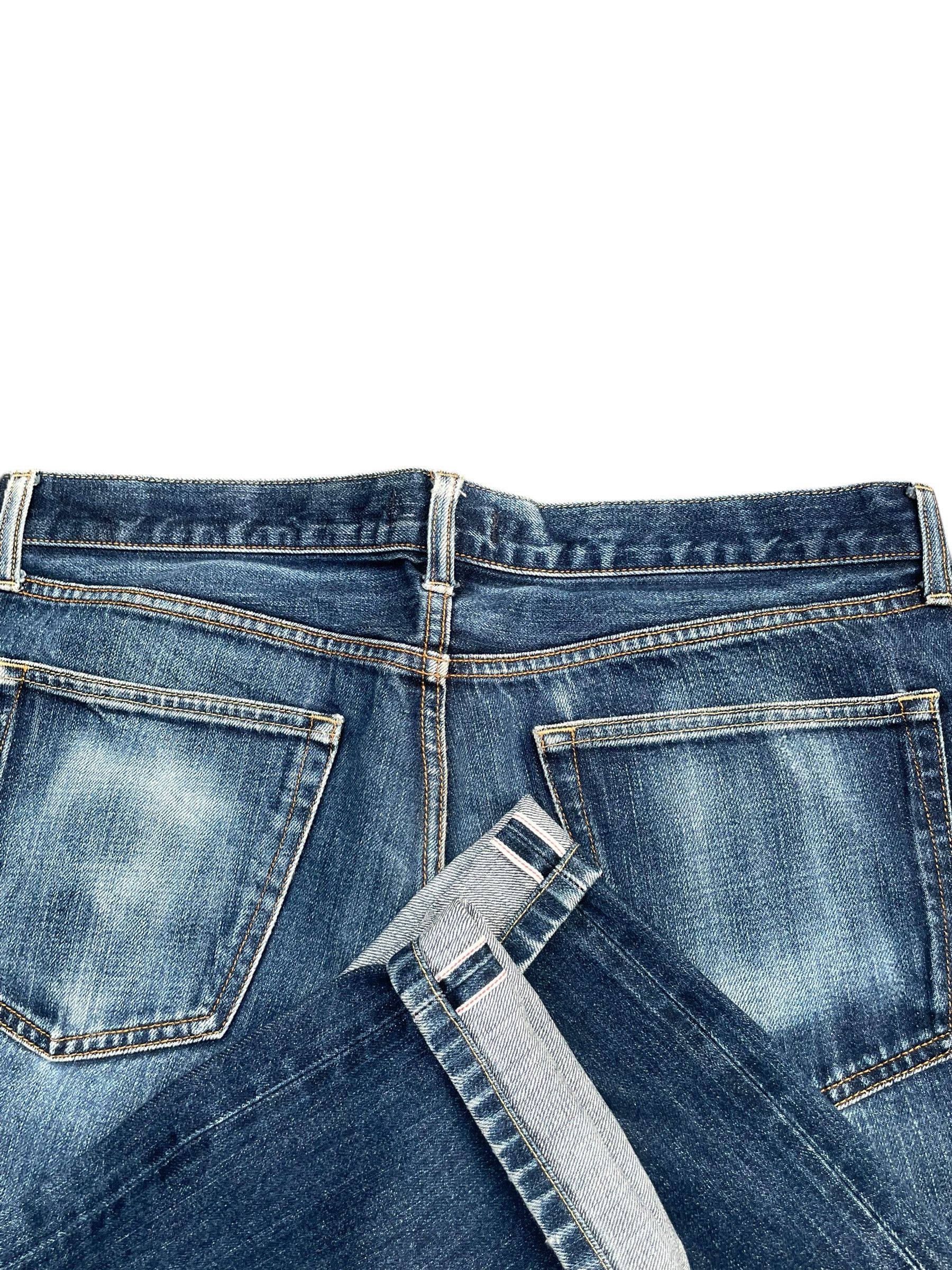 Japanese Brand Uniqlo Redline Selvedge Denim Size US 37 - 6 Thumbnail