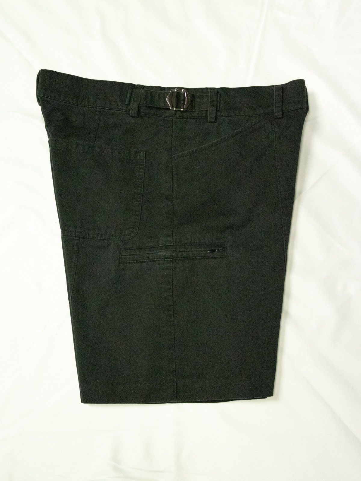 Other Black Adjustable Soft Cotton Twill Shorts Size US 32 / EU 48 - 6 Thumbnail