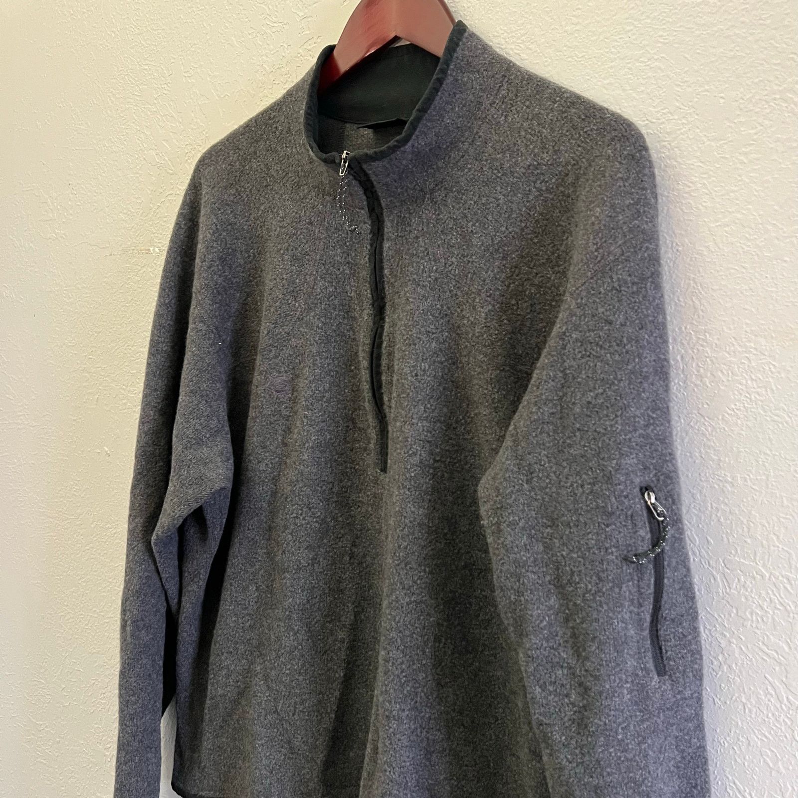 Mountain Hardwear Vintage 90s Mountain Hardwear Wool Blend Quarter Sweater XL Size US XL / EU 56 / 4 - 11 Thumbnail