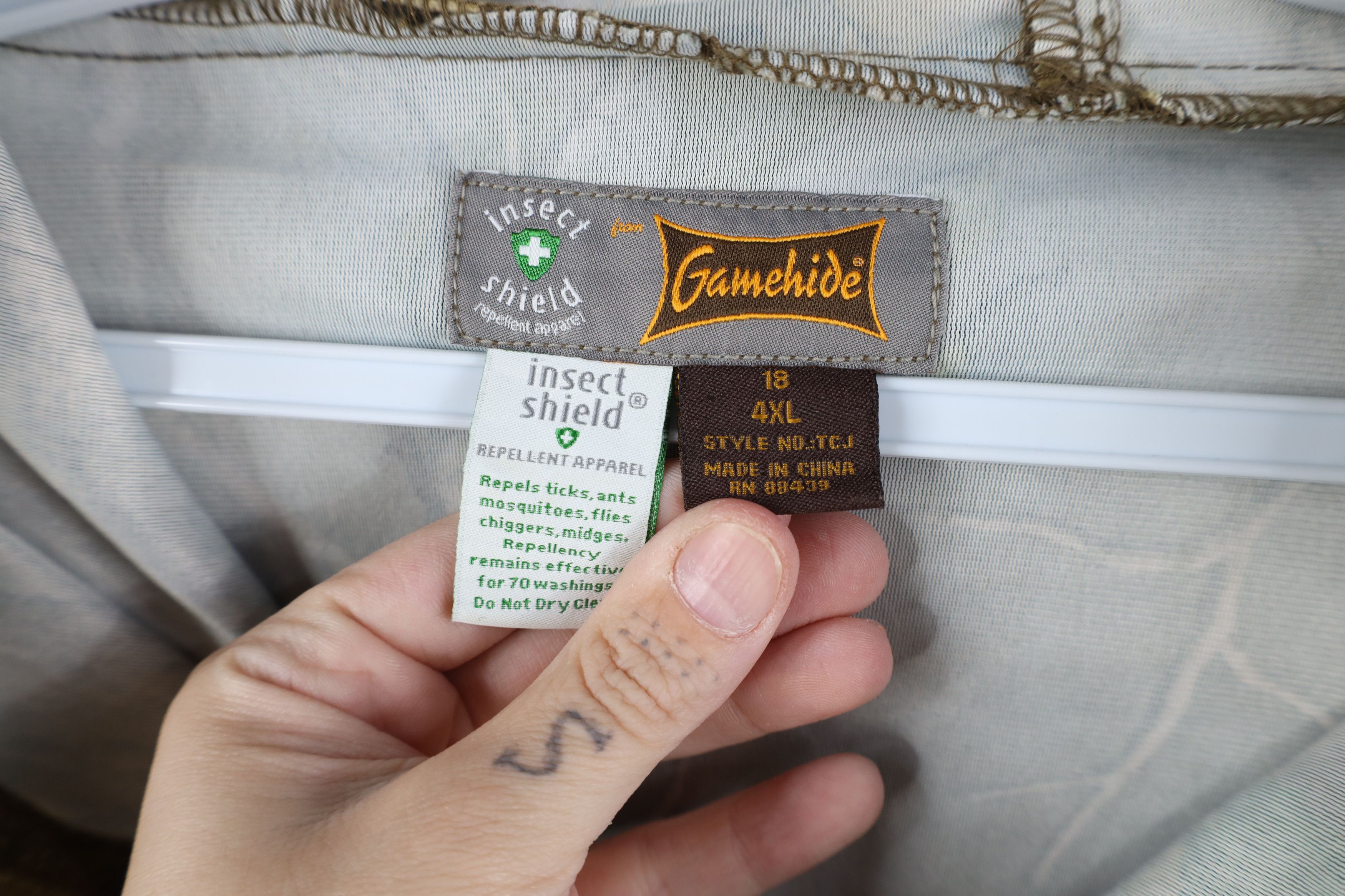 Vintage Y2K Camouflage Soft Cloth ElimiTick Hooded Hunting Jacket Size US XXL / EU 58 / 5 - 5 Thumbnail