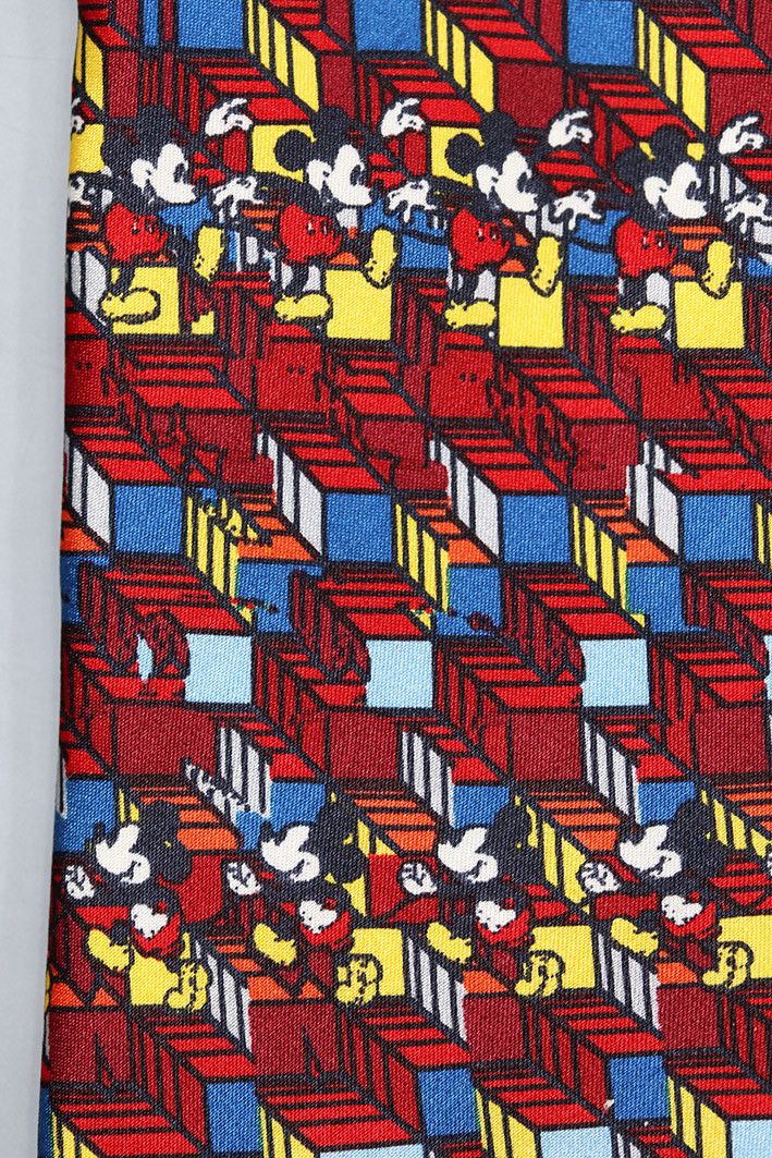 Disney Vintage Mickey Mouse Silk Tie Size ONE SIZE - 6 Thumbnail