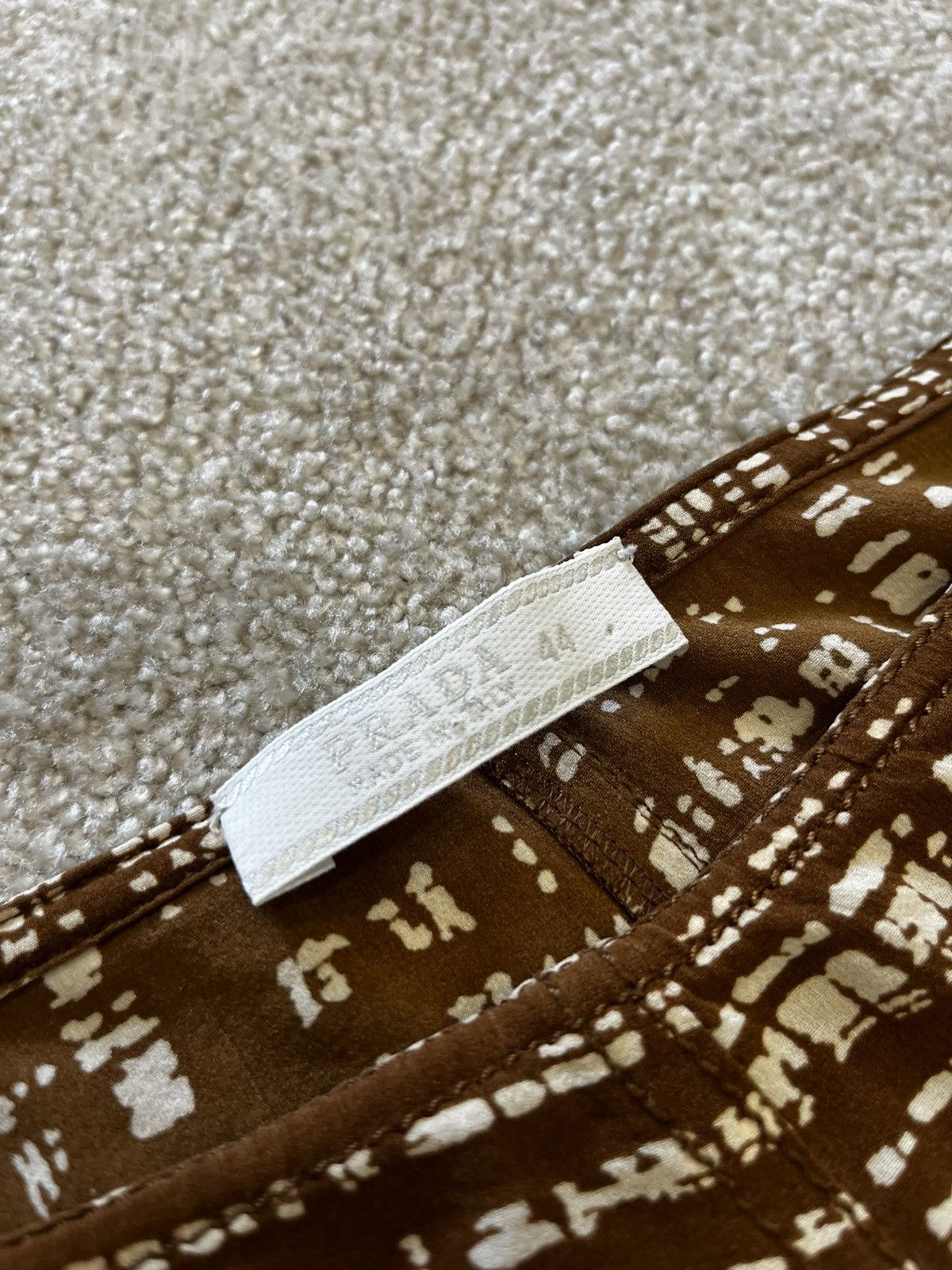 Prada Prada Vintage Archive Spring 1996 Brown Pants Size 30" / US 8 / IT 44 - 6 Thumbnail