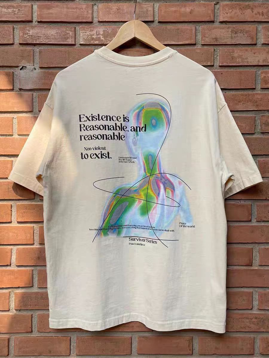 Vintage White Streetwear Retro Hip-Hop Graphic T-Shirt Size US M / EU 48-50 / 2 - 1 Thumbnail