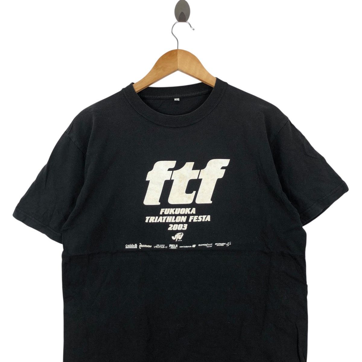Vintage 2003 FTF Fukuoka Triathlon Festa T Shirt Size L Size US L / EU 52-54 / 3 - 2 Thumbnail