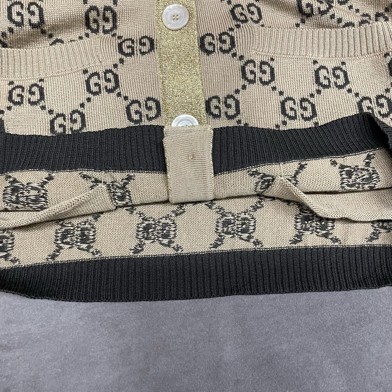 Gucci Gucci Gold full-print cardigan sweater 2501-Nextarrow Size US M / EU 48-50 / 2 - 7 Thumbnail