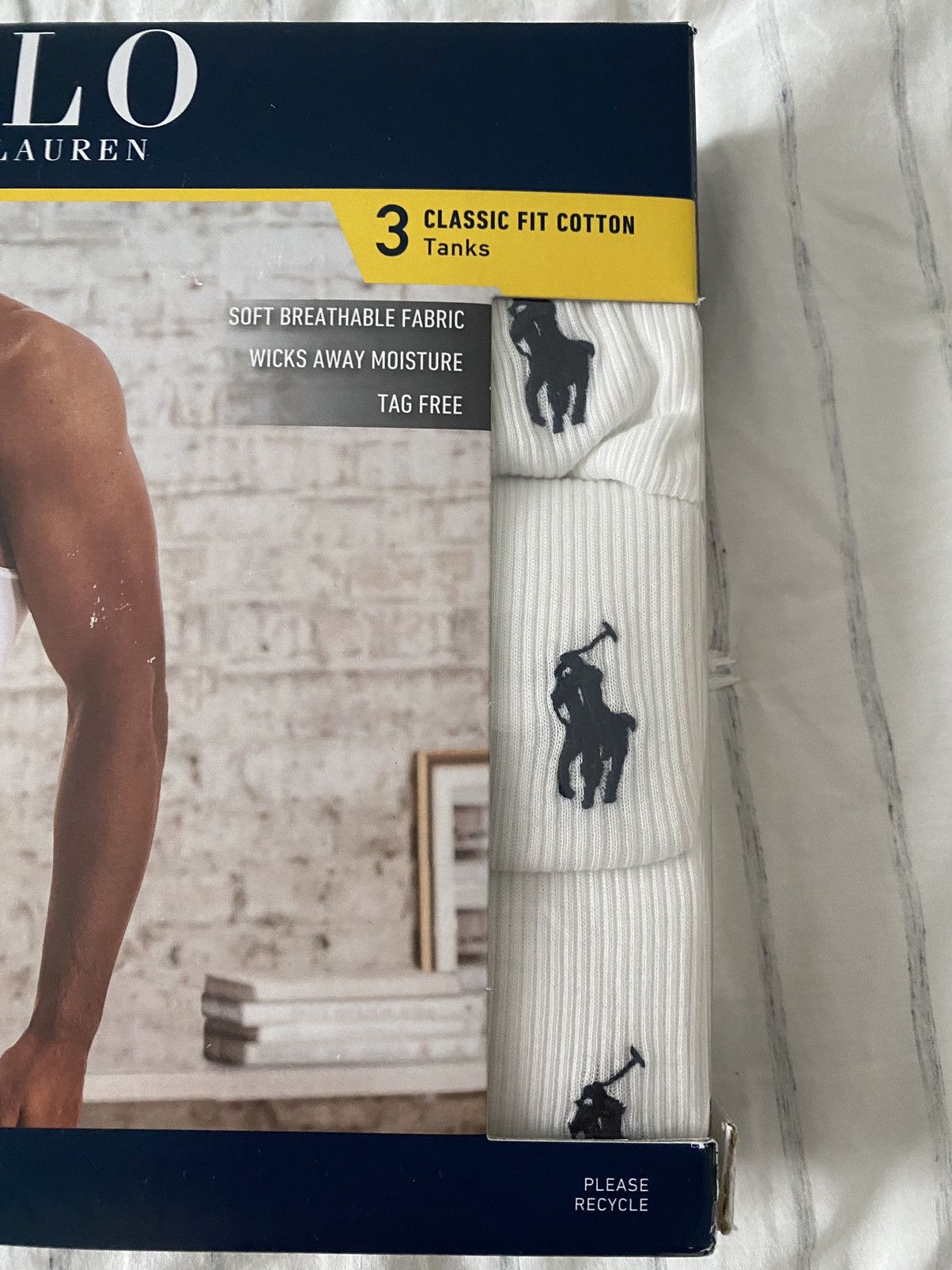 Ralph Lauren Polo Ralph Lauren 3 Pack Classic Fit Cotton Tanks Brand New Size US XXL / EU 58 / 5 - 3 Thumbnail