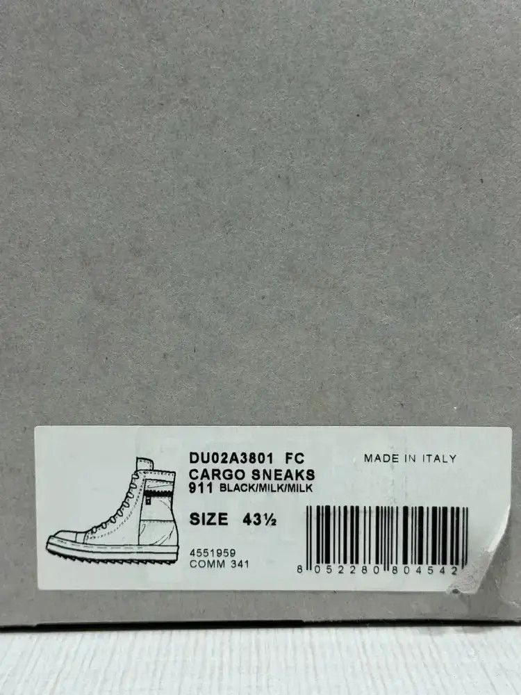 Rick Owens Sz 43.5 Rick Owens Drkshdw Cargo Sneaker-2505 Size US 10.5 / EU 43-44 - 5 Thumbnail