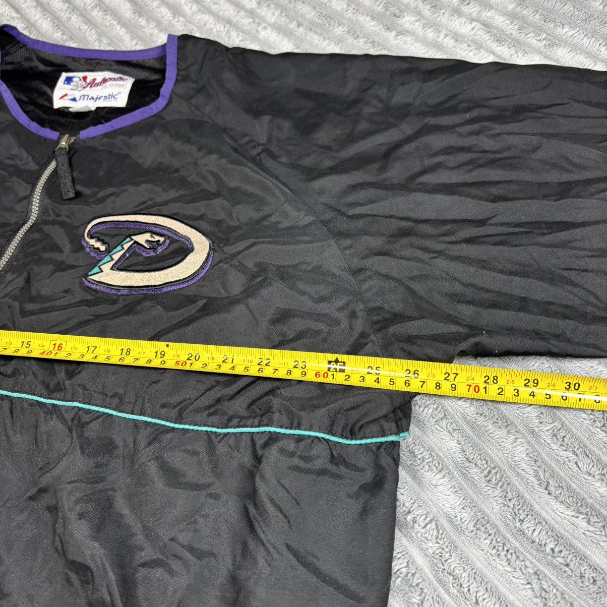 Majestic Arizona Diamondbacks Mens 2XL 1/4 Zip Majestic MLB Vinatge Size US XXL / EU 58 / 5 - 6 Thumbnail