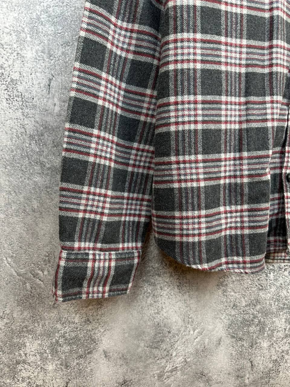 Allsaints AllSaints Gaines Brushed Flannel Shirt Check Ramskull Grunge Size US L / EU 52-54 / 3 - 6 Thumbnail