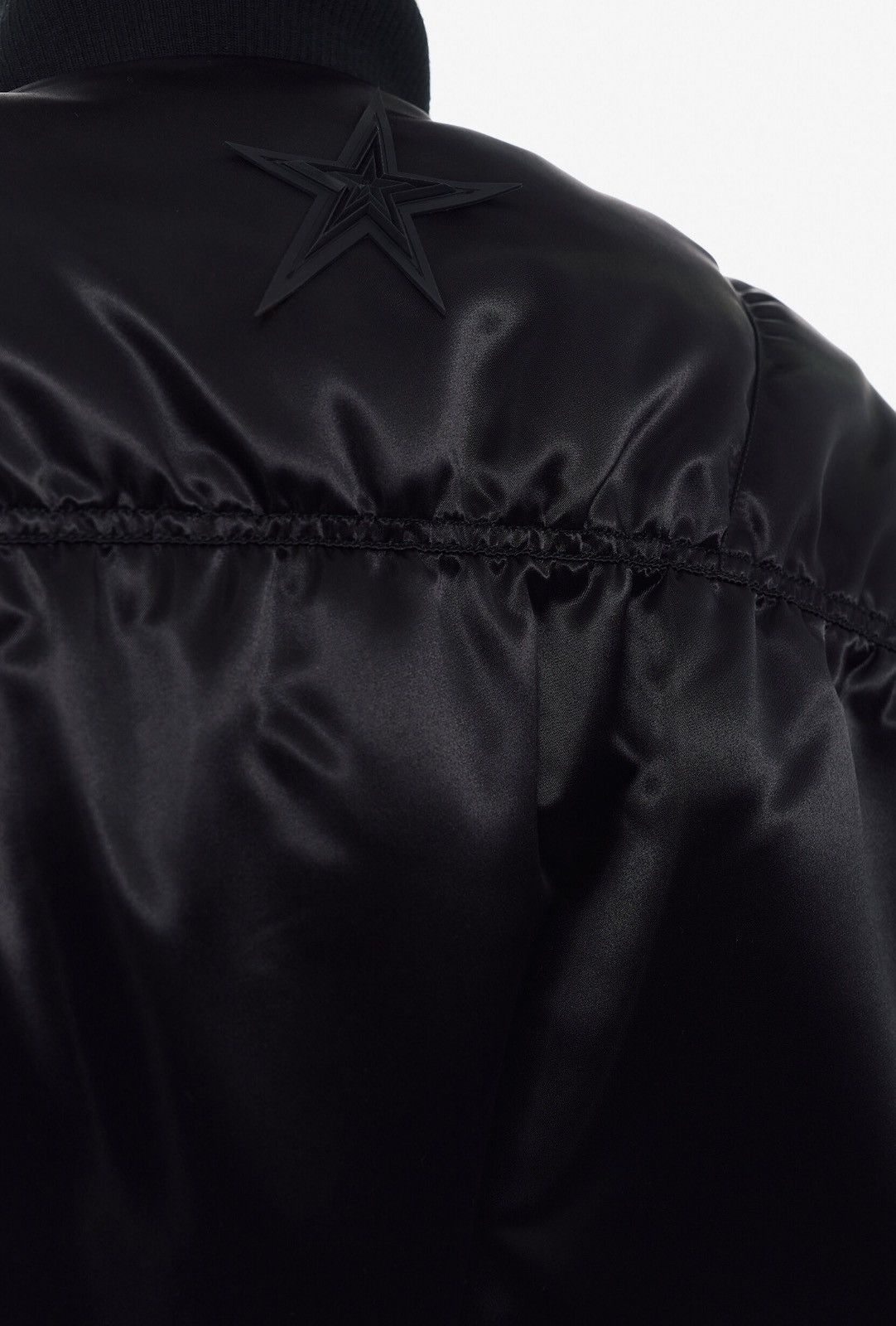 Mugler Last Size Mugler FW24 Satiny Black Bomber Jacket Size XS / US 0-2 / IT 36-38 - 3 Thumbnail