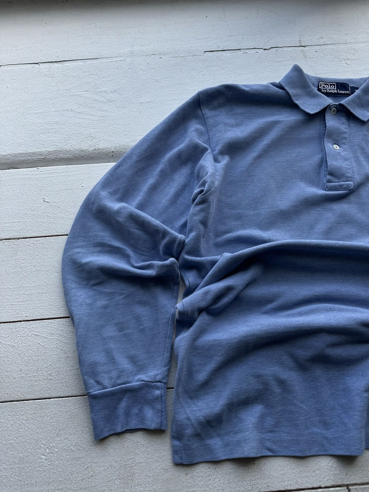 Designer × Polo Ralph Lauren × Vintage 🚨90s Ralph Lauren Polo Sport USA Rugby Sweatshirt Striped Size US M / EU 48-50 / 2 - 3 Thumbnail