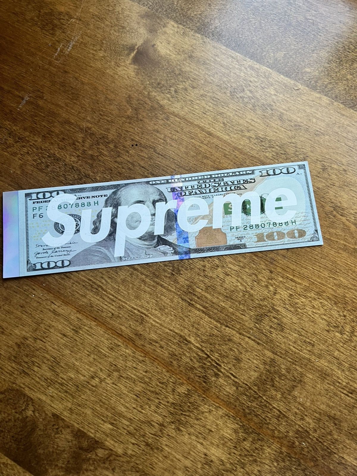 Supreme Supreme Money Box Logo Sticker Size ONE SIZE - 1 Preview