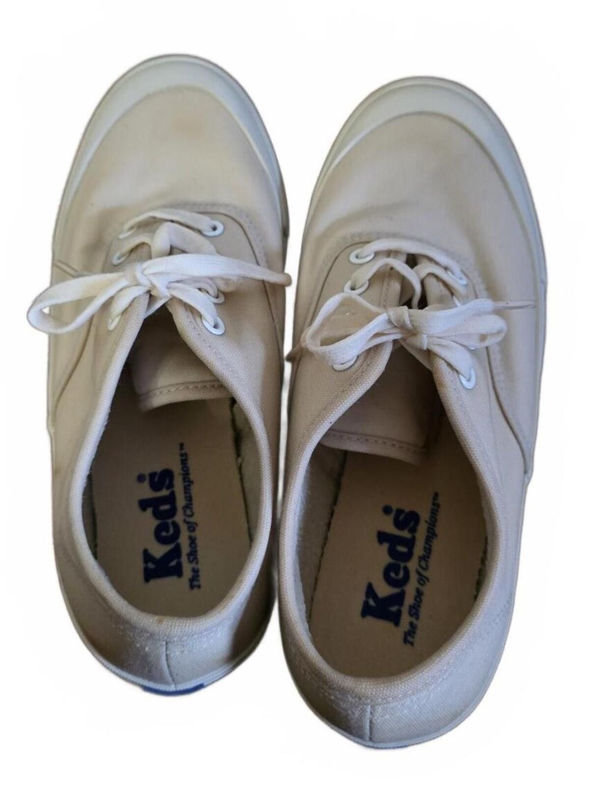 Keds Vintage Keds Classic Canvas Sneakers Women's Size 7.5 Beige Size US 7.5 / IT 37.5 - 10 Thumbnail