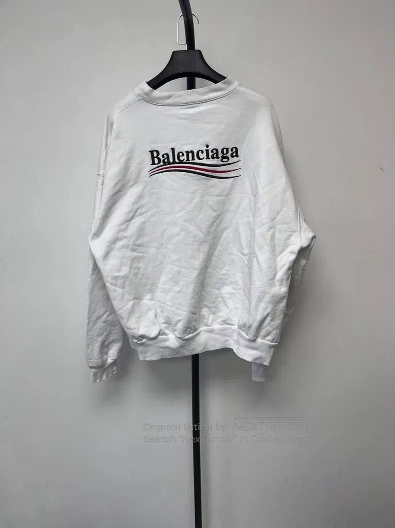 Balenciaga Balenciaga Solid Color Letter Logo Printed Hoodie, Women's Size L / US 10 / IT 46 - 2 Thumbnail
