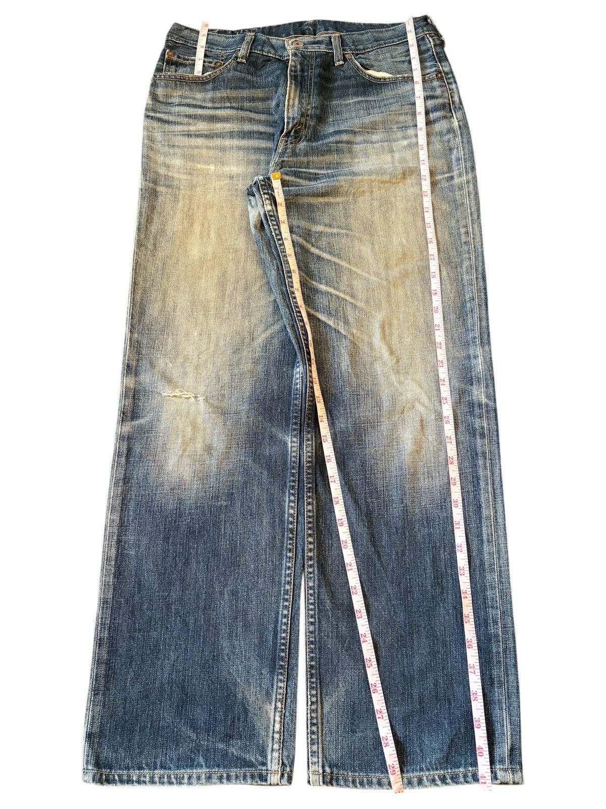 Levi's Vintage 90s Levis 502 Mud Wash Distress Baggy Jeans Size US 31 - 7 Thumbnail