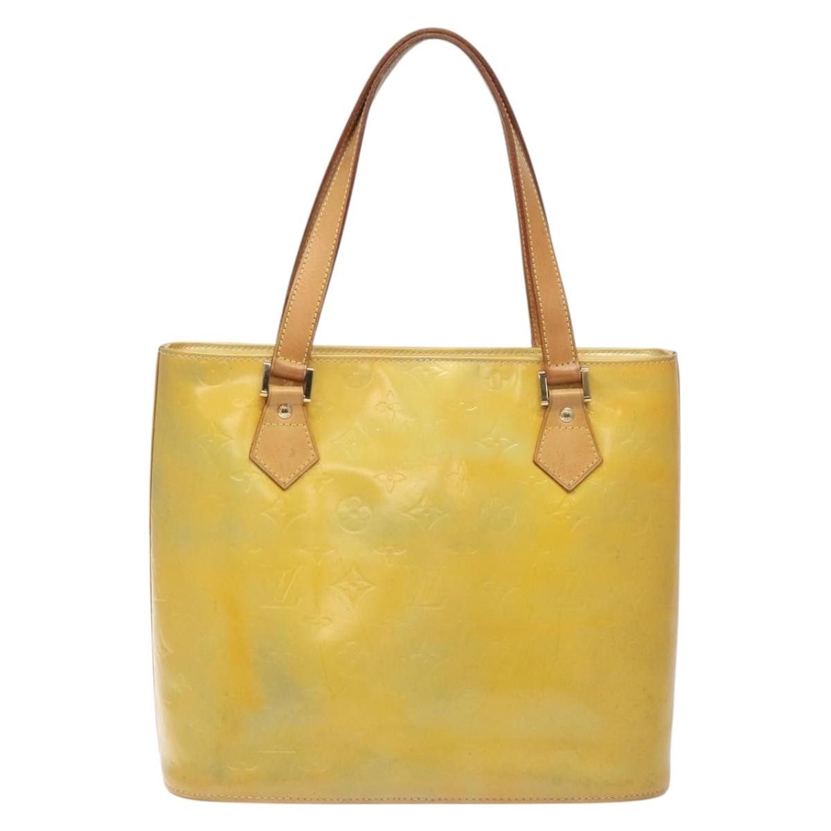Louis Vuitton LOUIS VUITTON Monogram Vernis Houston Hand Bag Gris M91053 Size ONE SIZE - 2 Thumbnail