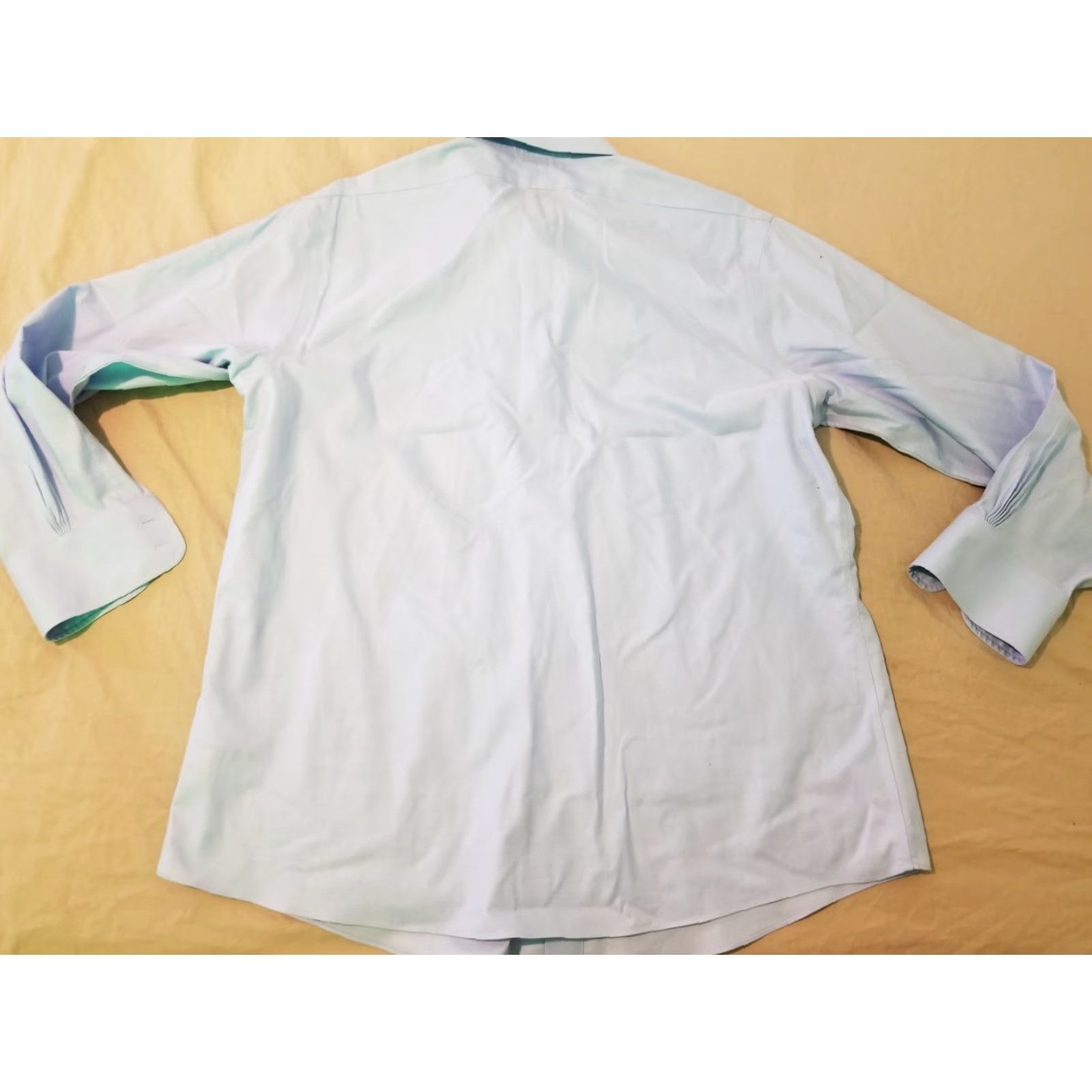 Brooks Brothers Brooks Brothers Dress Shirt Mens Blue 16 1/2 33 Button Cotton 16.5 Size 46R - 5 Thumbnail