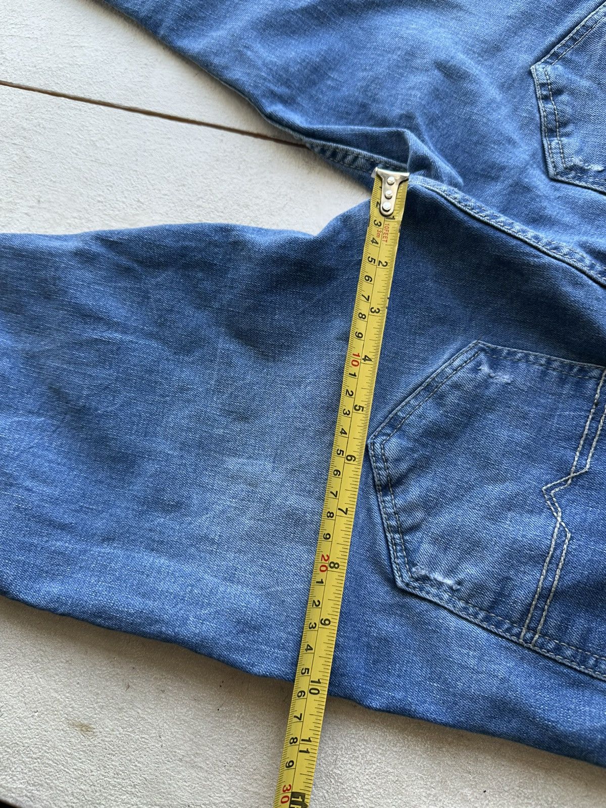Diesel 🚨Diesel Vintage Distressed slim fit Jeans Y2K skinny Size US 33 - 17 Thumbnail