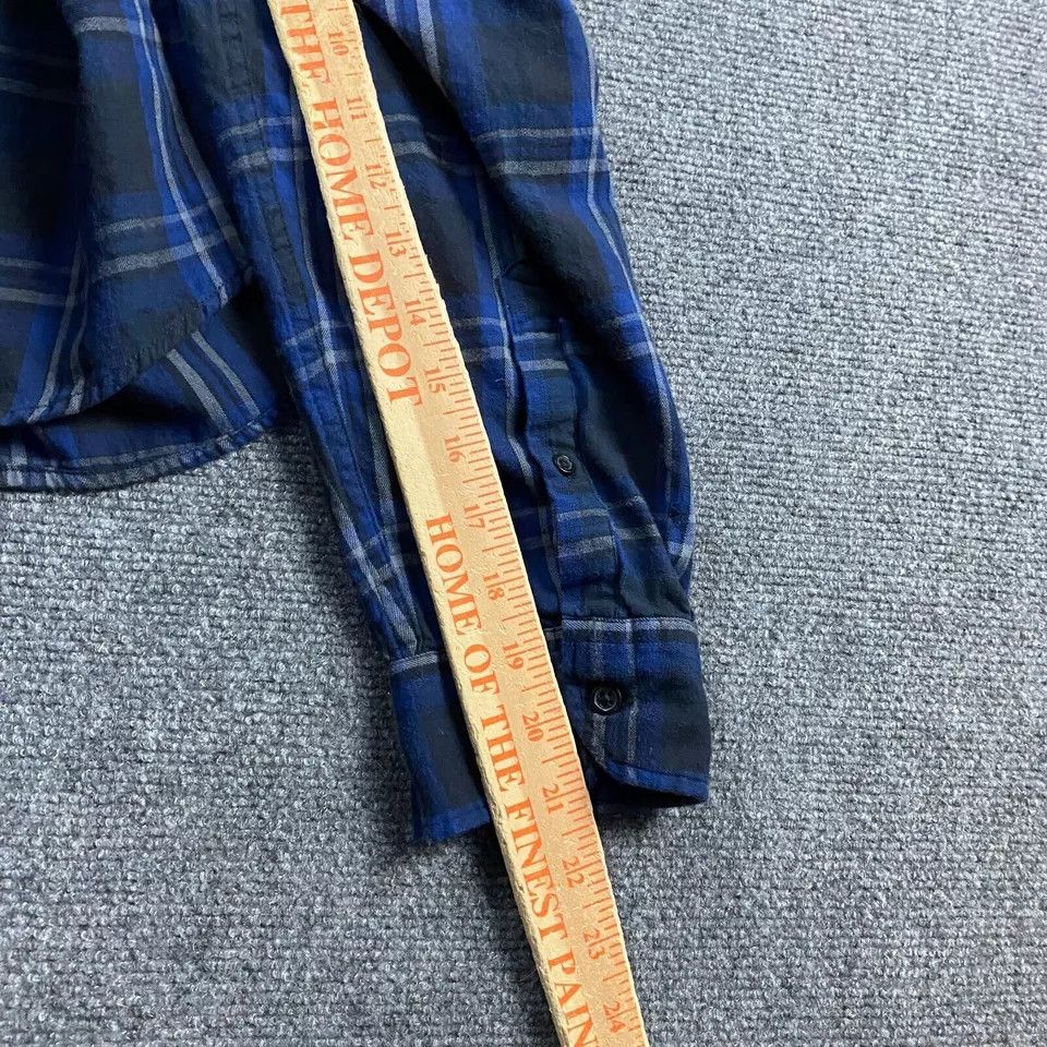 Apt. 9 Apt. 9 Flannel Shirt Men's Medium Plaid Blue Button Up Size US M / EU 48-50 / 2 - 6 Thumbnail