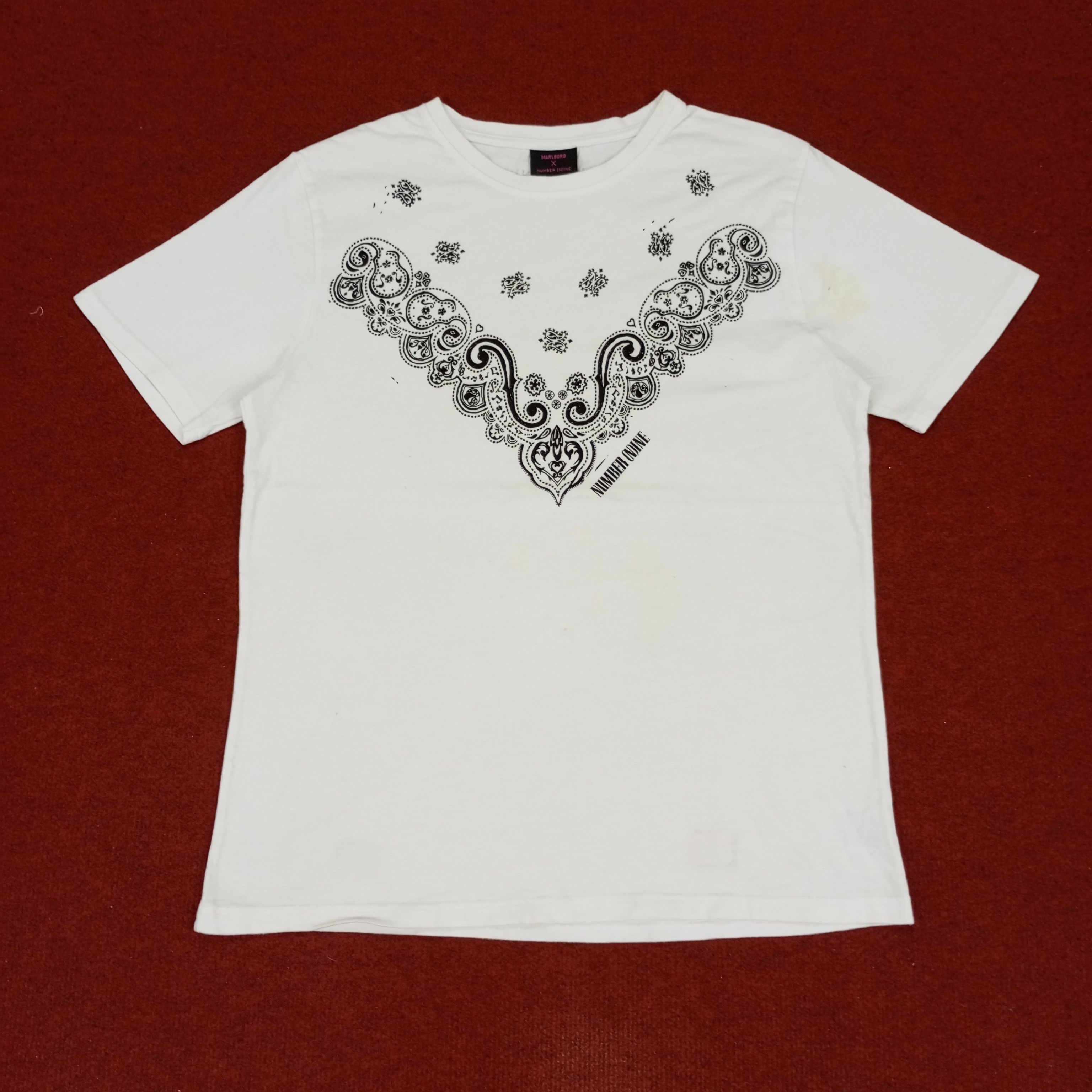 Number (N)ine Marlboro X Number Nine Japanese Brand Streetwear Tshirt Size US M / EU 48-50 / 2 - 1 Thumbnail