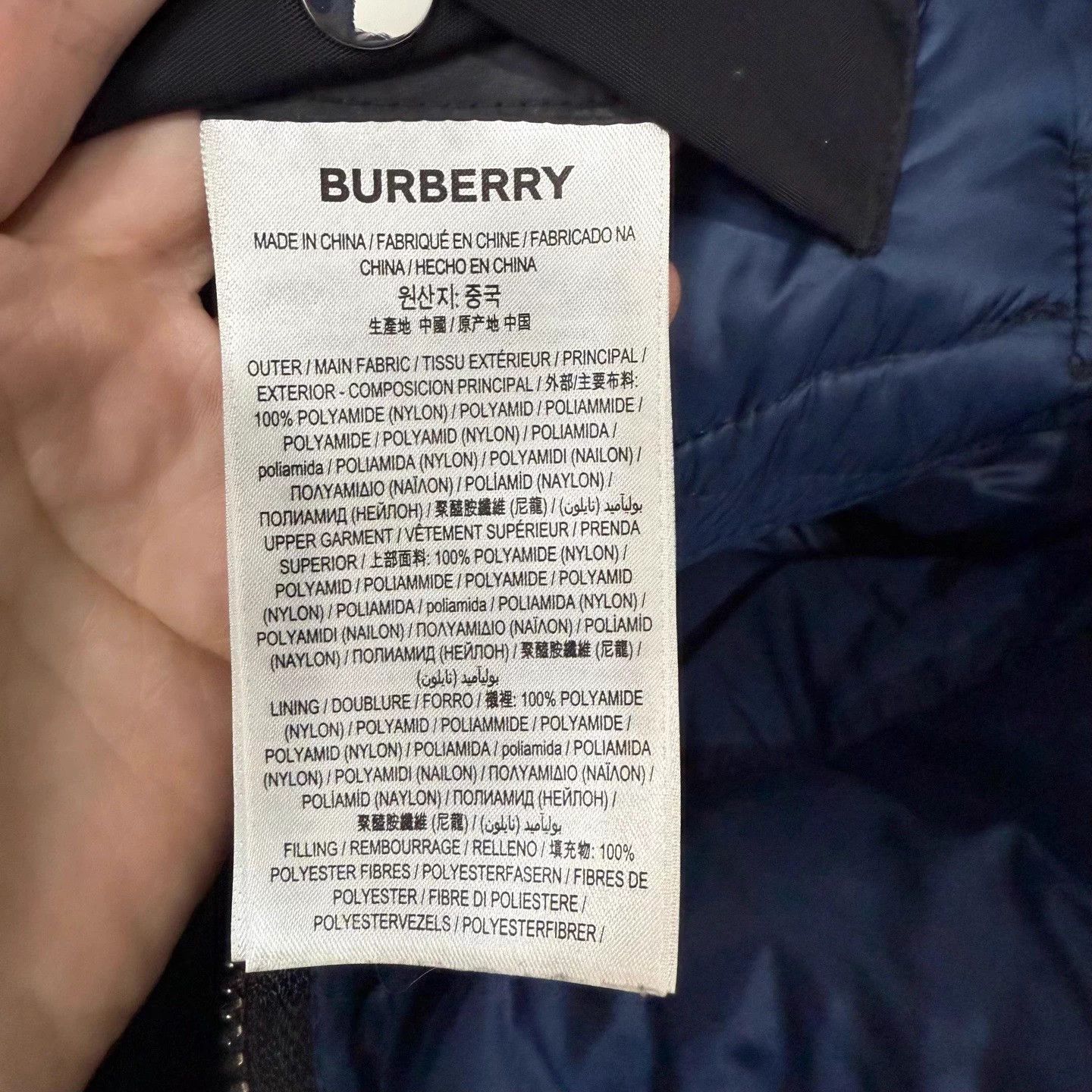 Burberry Burberry Black Side Letter Leather Puffer S 99 New Size S / US 4 / IT 40 - 4 Thumbnail