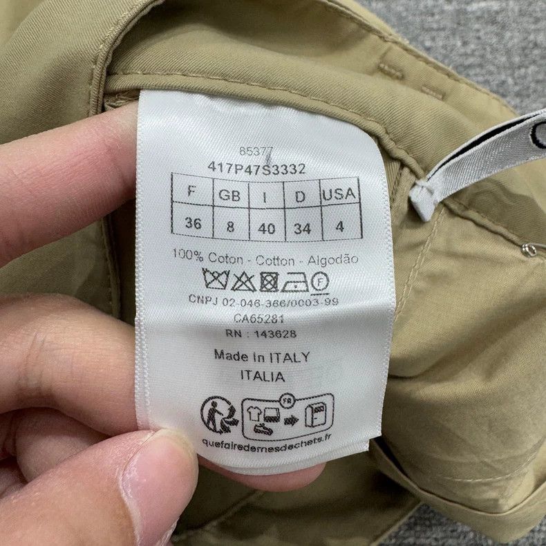 Dior Dior Khaki belted workwear pants 2503-Nextarrow Size US 40 / EU 56 - 3 Thumbnail