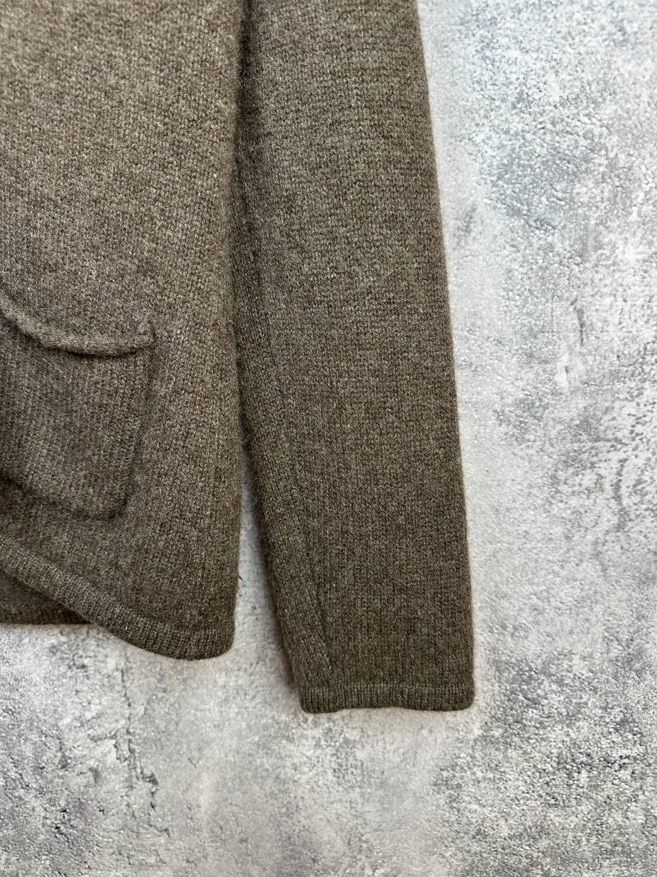 Other Cashmere Polo Club V-Neck Cardigan 100% Cashmere Taupe Size L / US 10 / IT 46 - 8 Thumbnail