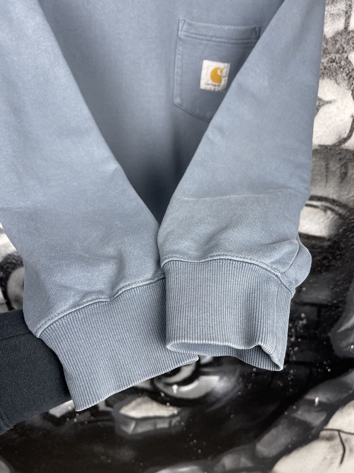 Carhartt Wip Carhartt WIP Blue Pocket Logo Sweatshirt Men’s Size Small Size US S / EU 44-46 / 1 - 6 Thumbnail