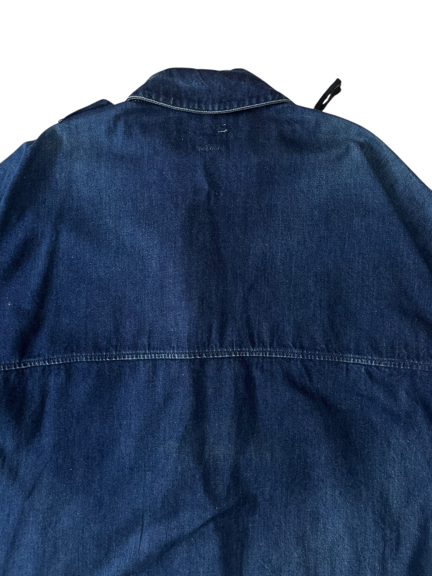 Number (N)ine Number (N)ine #9 Blue Denim Oversized Baggy Jacket Size US M / EU 48-50 / 2 - 6 Thumbnail