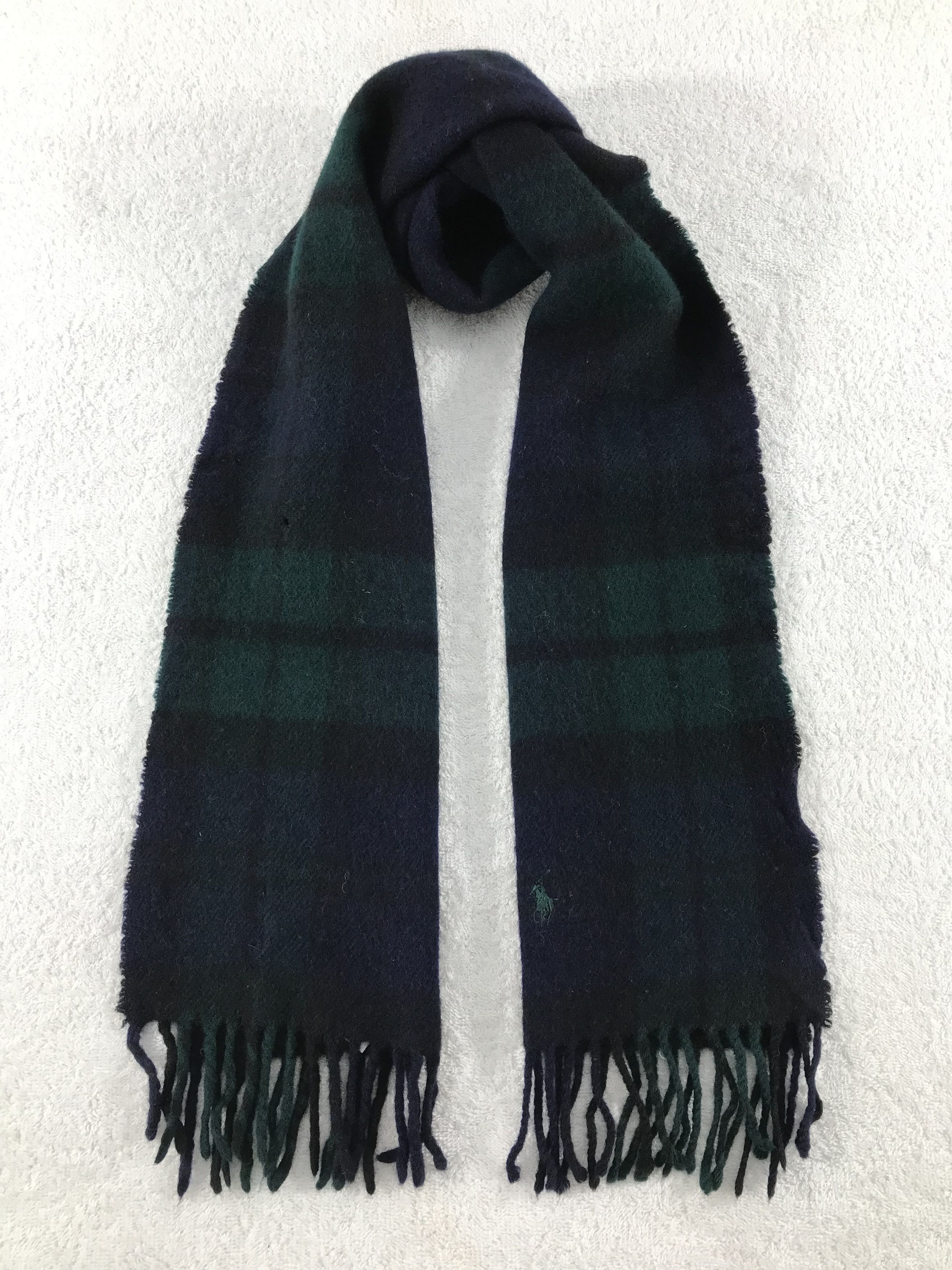 Polo Ralph Lauren × Vintage Polo Ralph Lauren Scarf / Muffler / Neckwear - WW1327 Size ONE SIZE - 1 Thumbnail