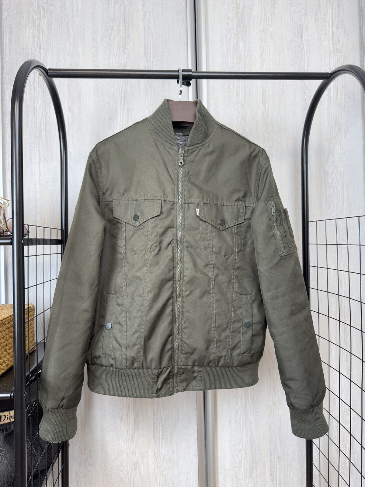 Levi's Levi’s vintage khaki green military utility bomber jacket Size US L / EU 52-54 / 3 - 3 Thumbnail