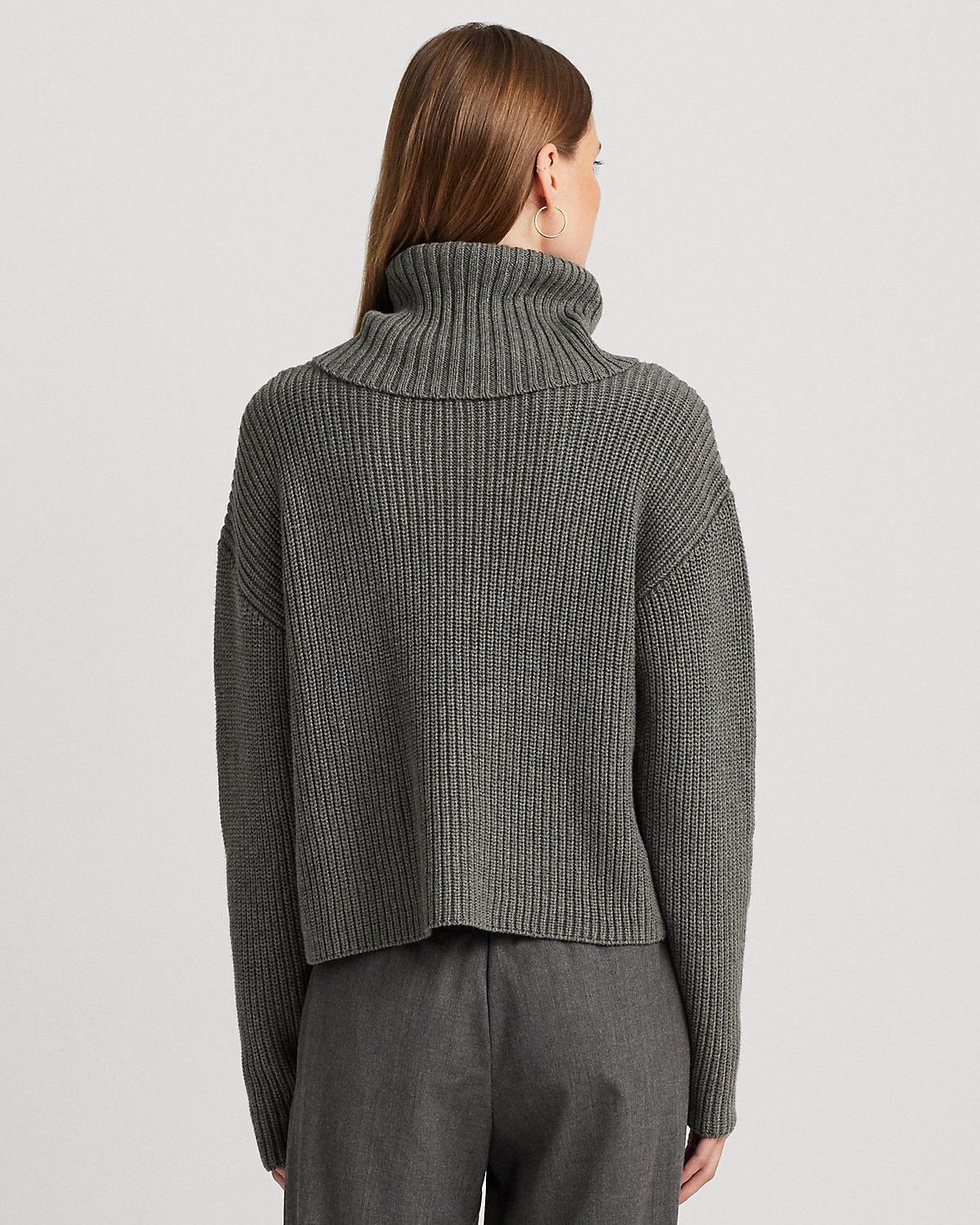 Ralph Lauren NWT Lauren Ralph Lauren Gray Turtleneck Sweater LRL Size L / US 10 / IT 46 - 8 Thumbnail