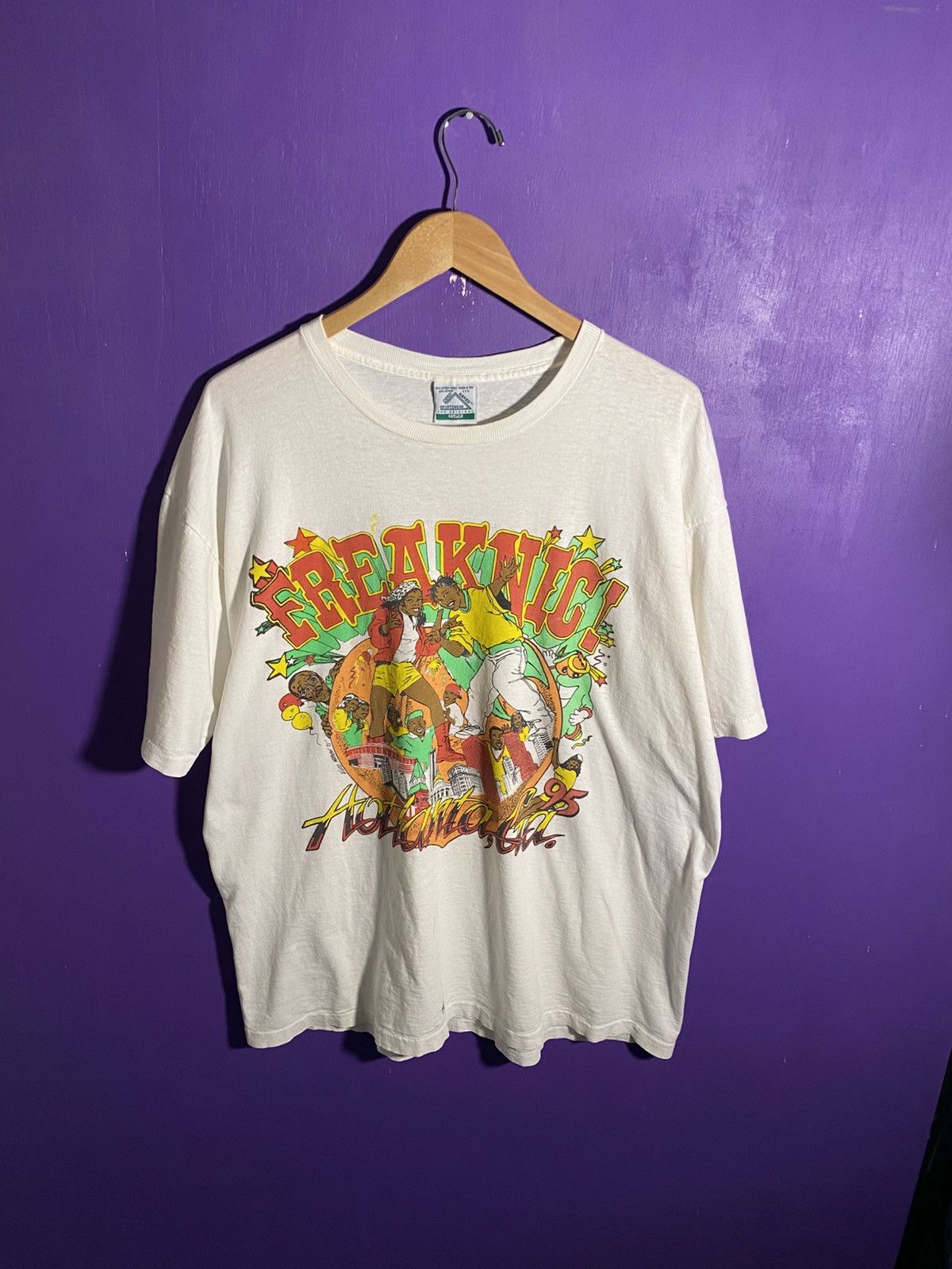 Vintage Vintage 1995 Freaknic they told us not to come t-shirt Size US XL / EU 56 / 4 - 1 Thumbnail