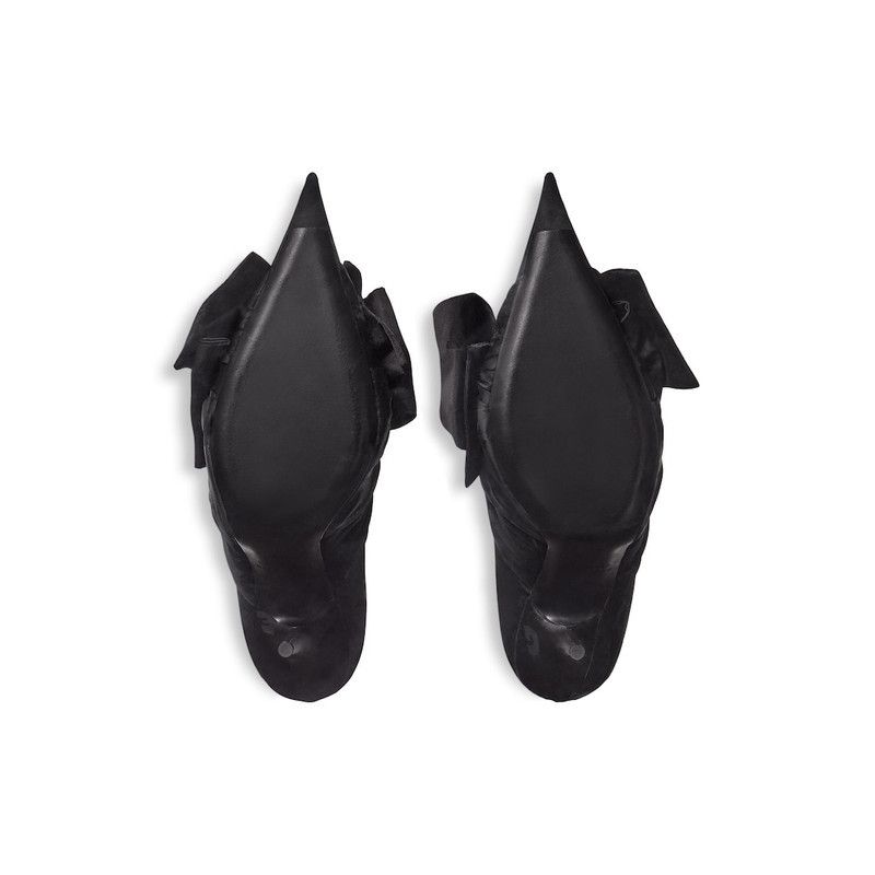Balenciaga o1tr1nto1225 Knife Lavalière Pumps in Black Size US 8 / IT 38 - 6 Thumbnail