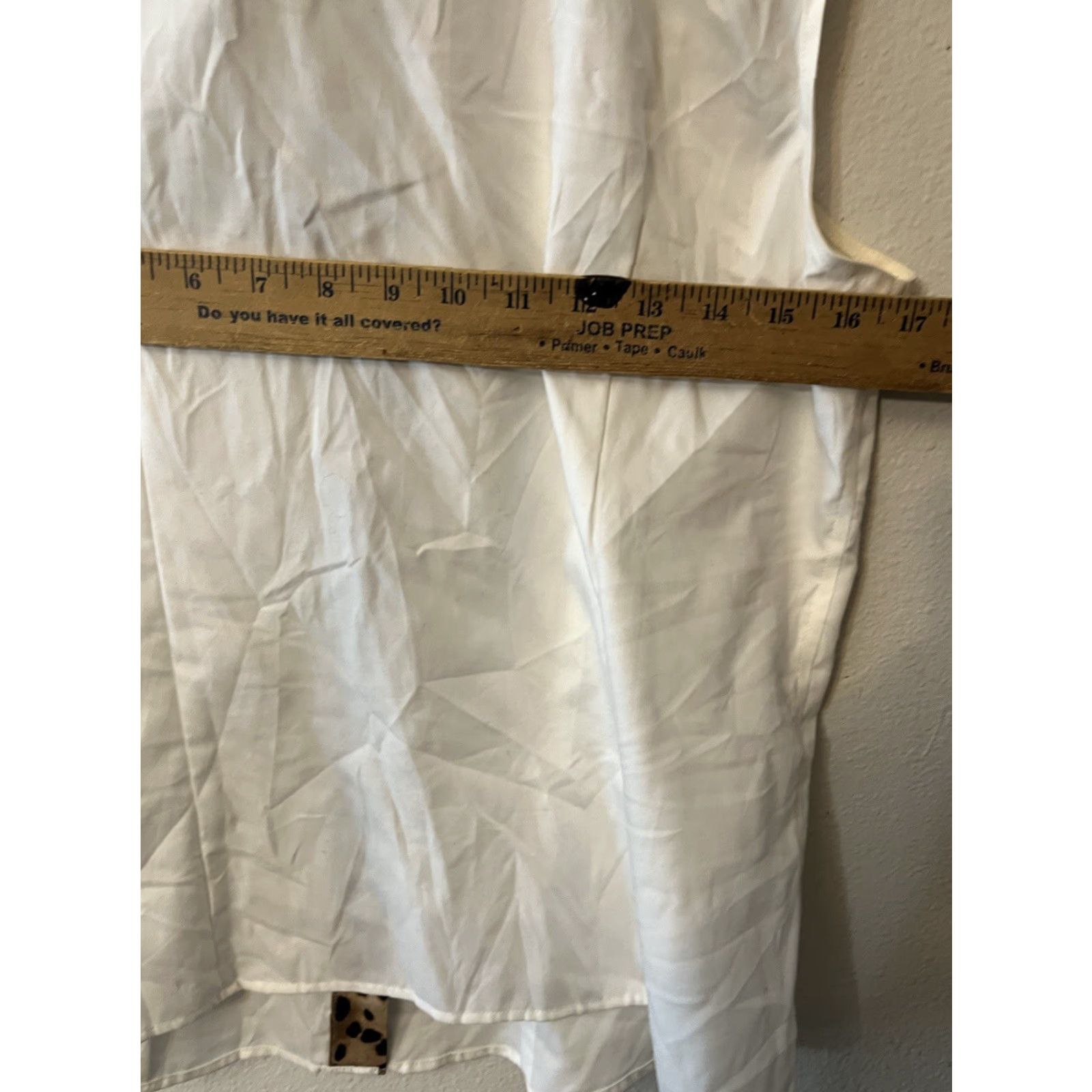 Calvin Klein Calvin Klein Collection Shirt Women M White Button-Up Sleeveless Collared Solid Basic All Seasons Size M / US 6-8 / IT 42-44 - 5 Thumbnail