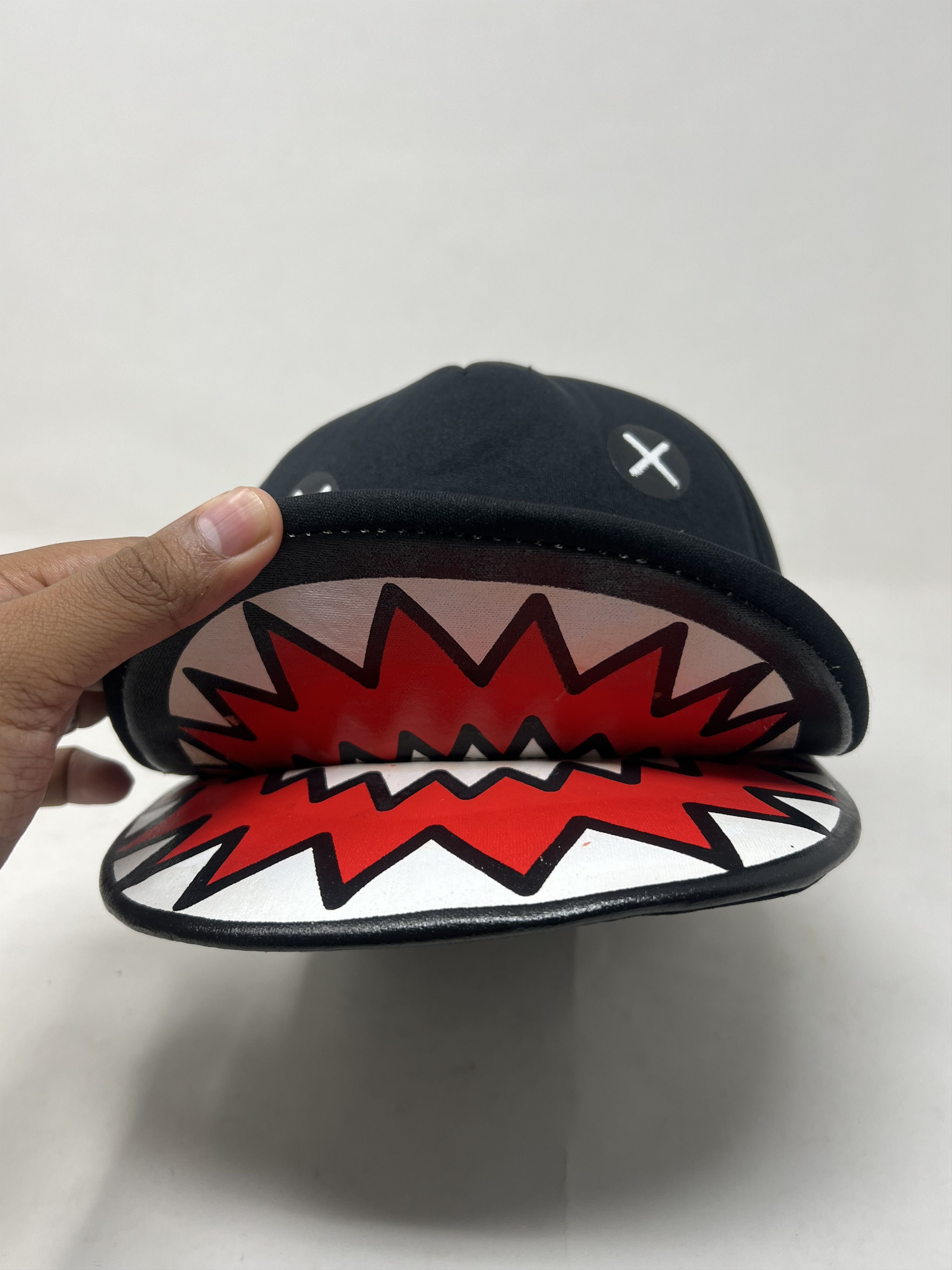 20471120 Shark Rare Cosplay Snapback Hat Size ONE SIZE - 7 Thumbnail