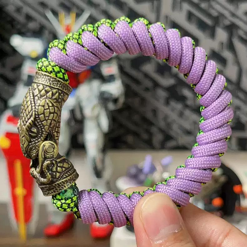 Handmade × Vintage Handmade Chinese Zodiac Snake Paracord Bracelet Size ONE SIZE - 2 Thumbnail